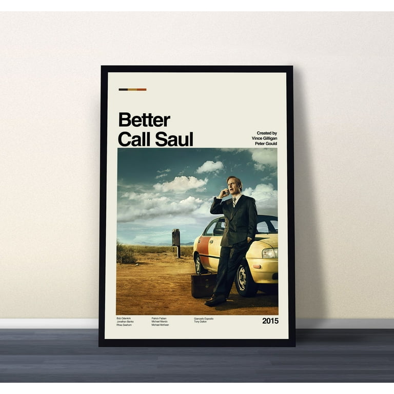 POSTER Better Call Saul Movie Better Call Saul Poster Vince Gilligan Retro Poster Minimalist Art Modern Art Wall Decor Home Decor UNFRAMED Walmart