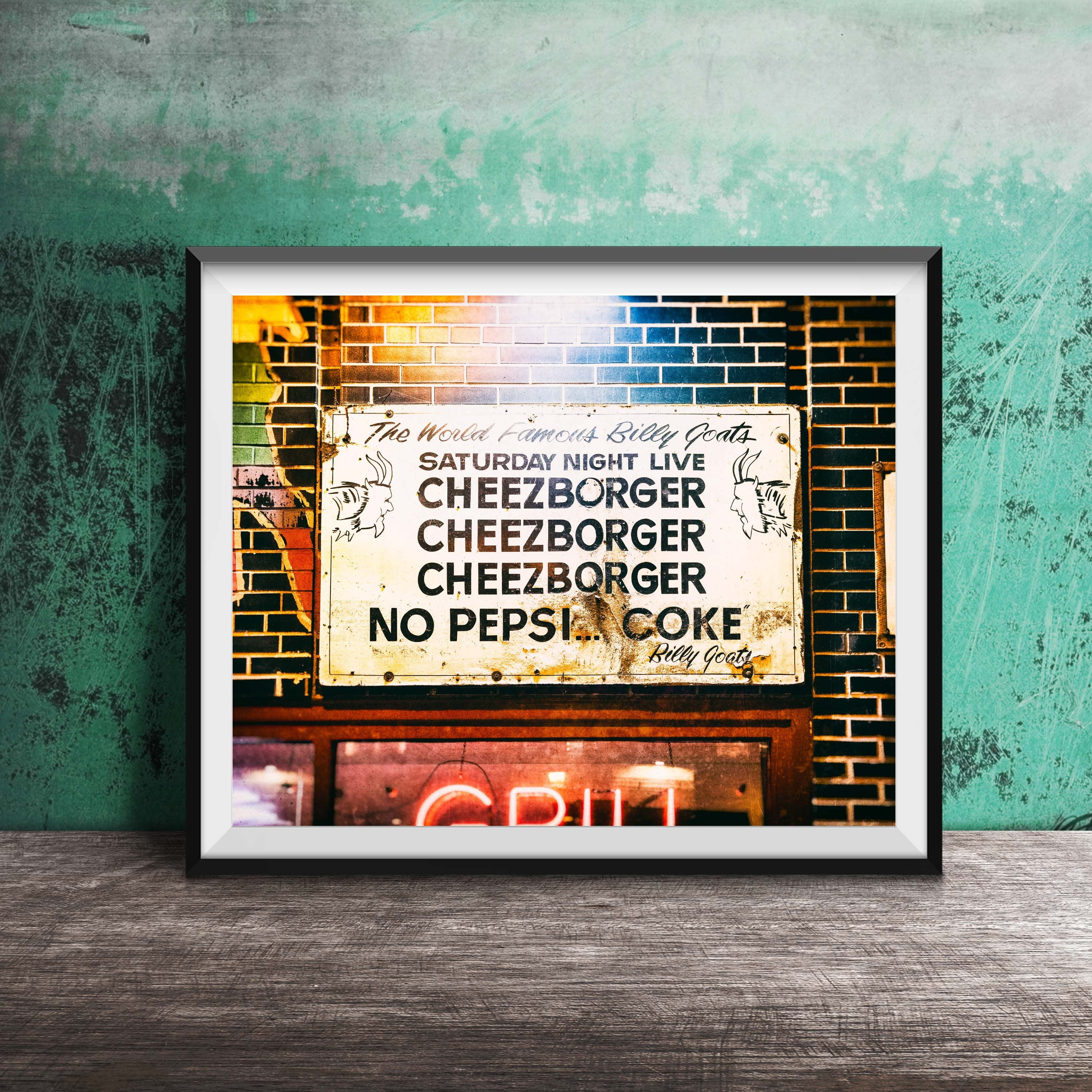 POSTER Billy Goat Tavern Chicago Photography Art Photography Print