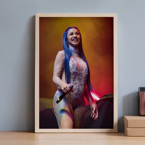 POSTER Cardi B Money Hot 2018 Rap Music Cover Sexy Singer poster, High Quality Art Printing, Unique Home Decoration-NO FRAME