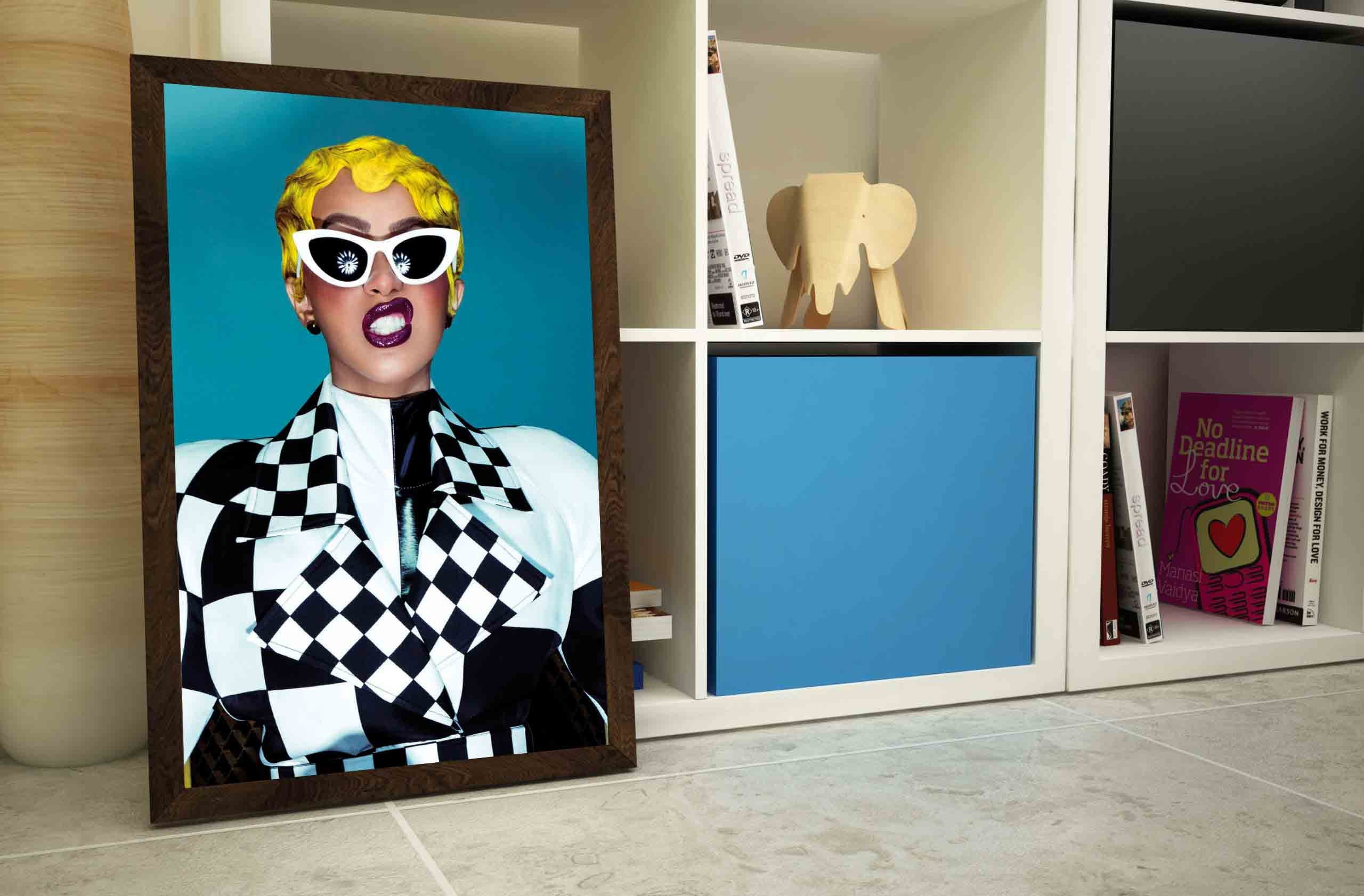 POSTER Cardi B Print, Cardi B Poster, Cardi B Artwork, Cardi B Singer ...