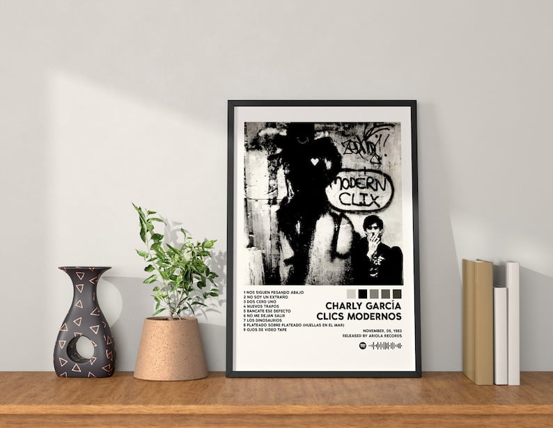 Charly Garca POSTER Charly GarcÃa / Clics Modernos / Imprimible , portada del álbum