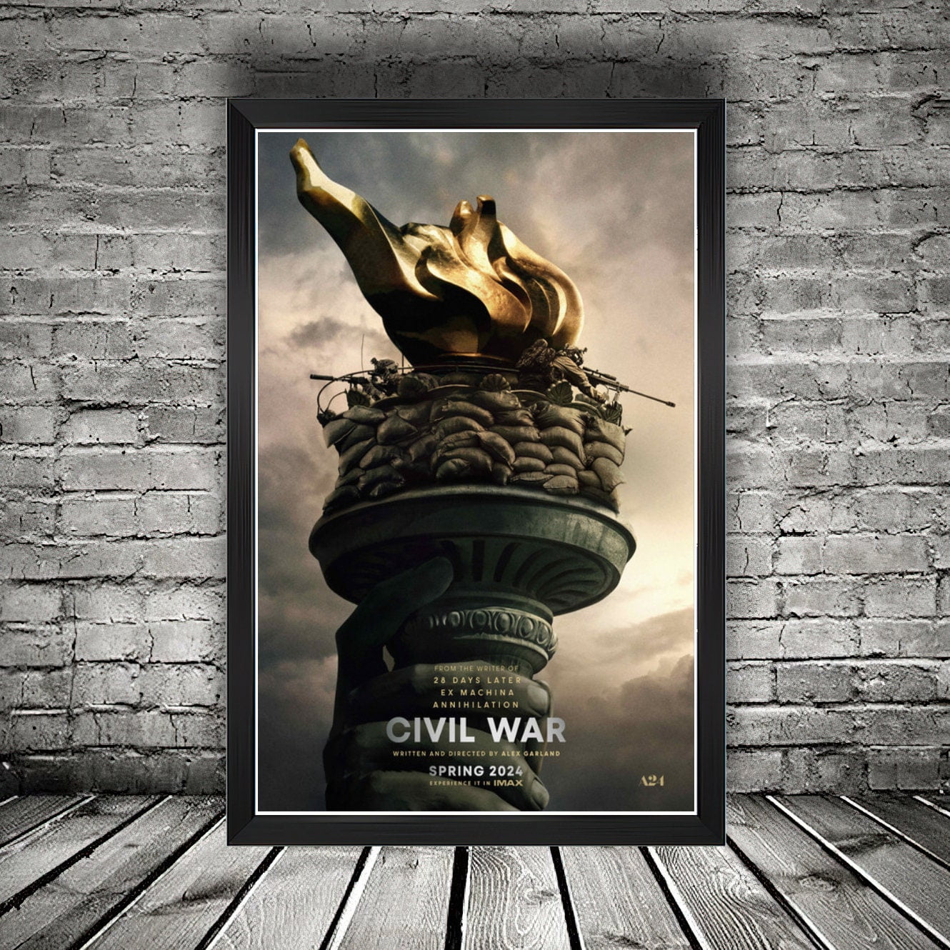 POSTER Civil War (2024) Movie Posters | Kirsten Dunst | Wagner Moura