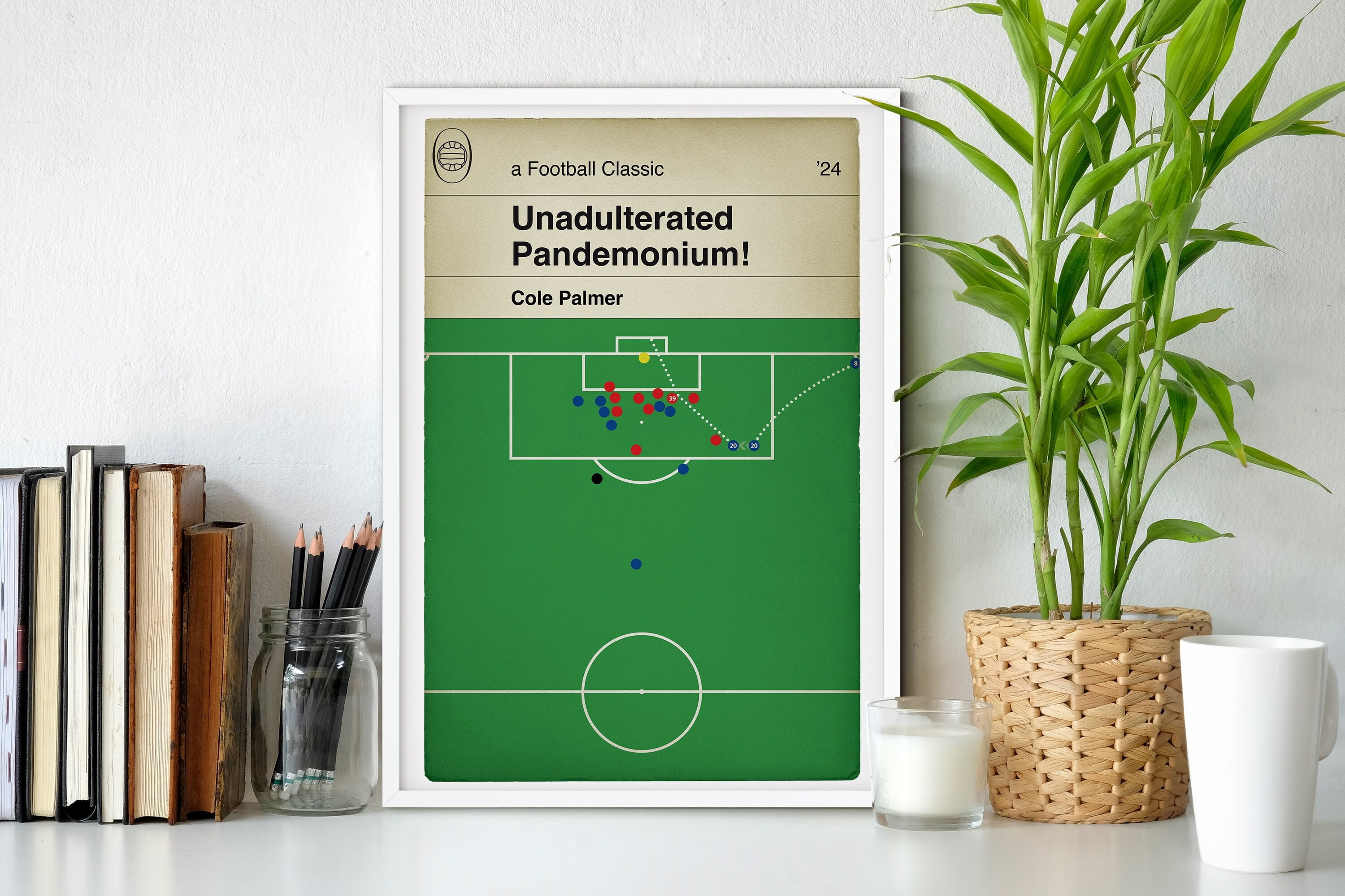 POSTER Cole Palmer Winner Chelsea 4 Manchester United 3 Chelsea