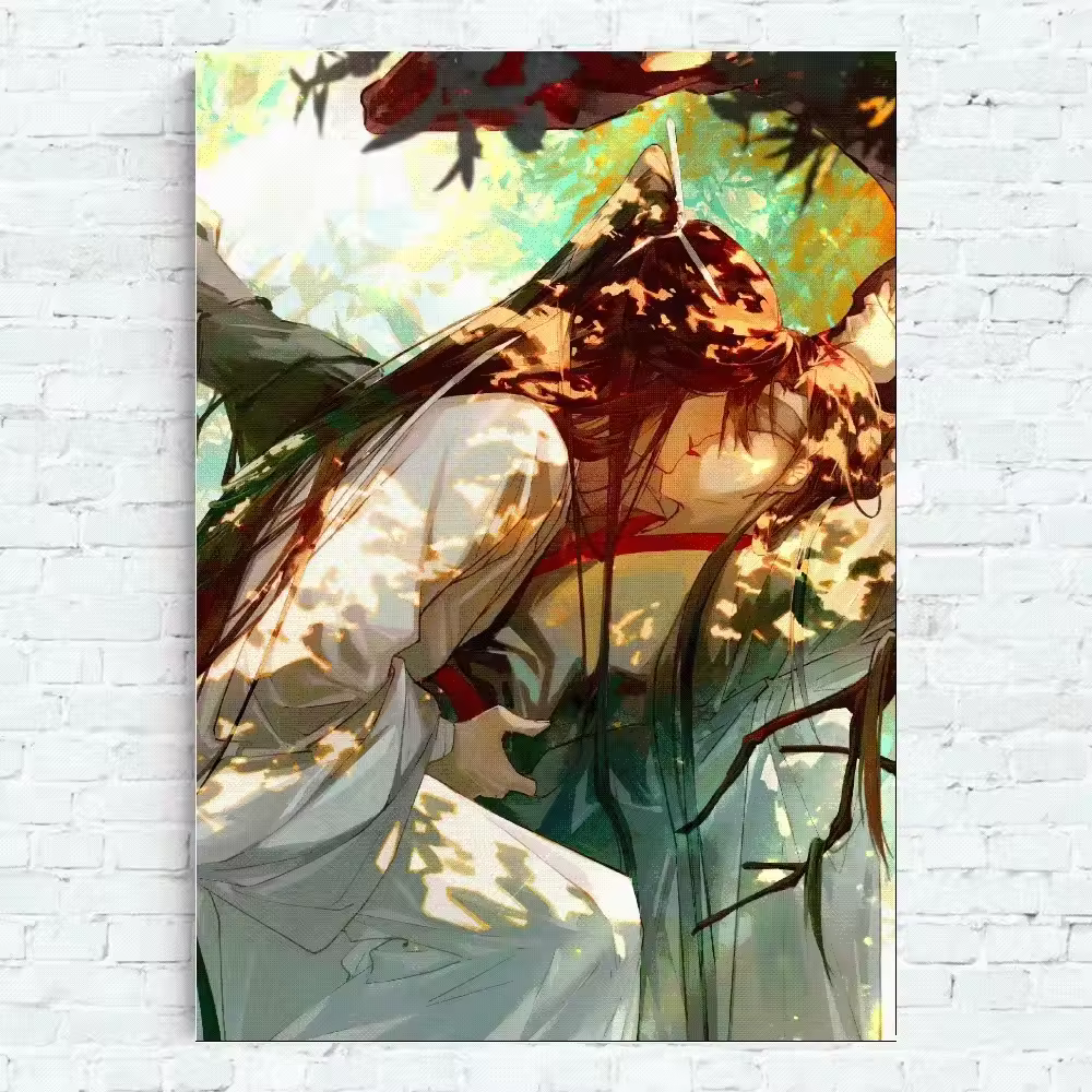 POSTER Comic Grandmaster of Demonic Cultivation Poster Home Office Wall Bedroom Living Room Kitchen Decoration Painting