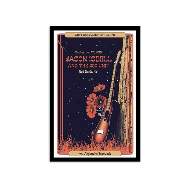 POSTER Concert Poster Jason Isbell And The 400 Unit Sept 17 2024 Show