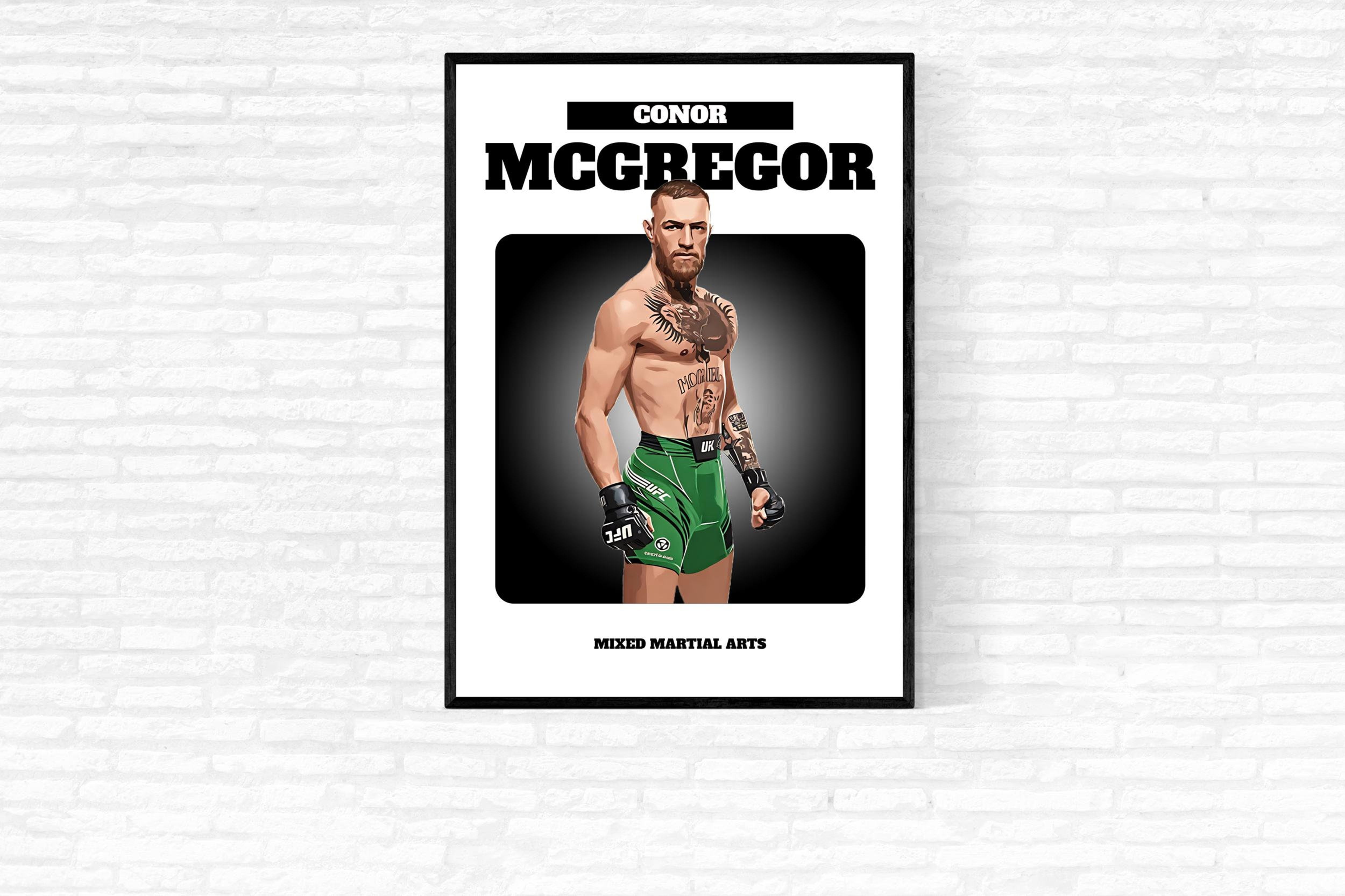 POSTER Conor McGregor Poster, Conor McGregor Cartoon Style Print, The ...