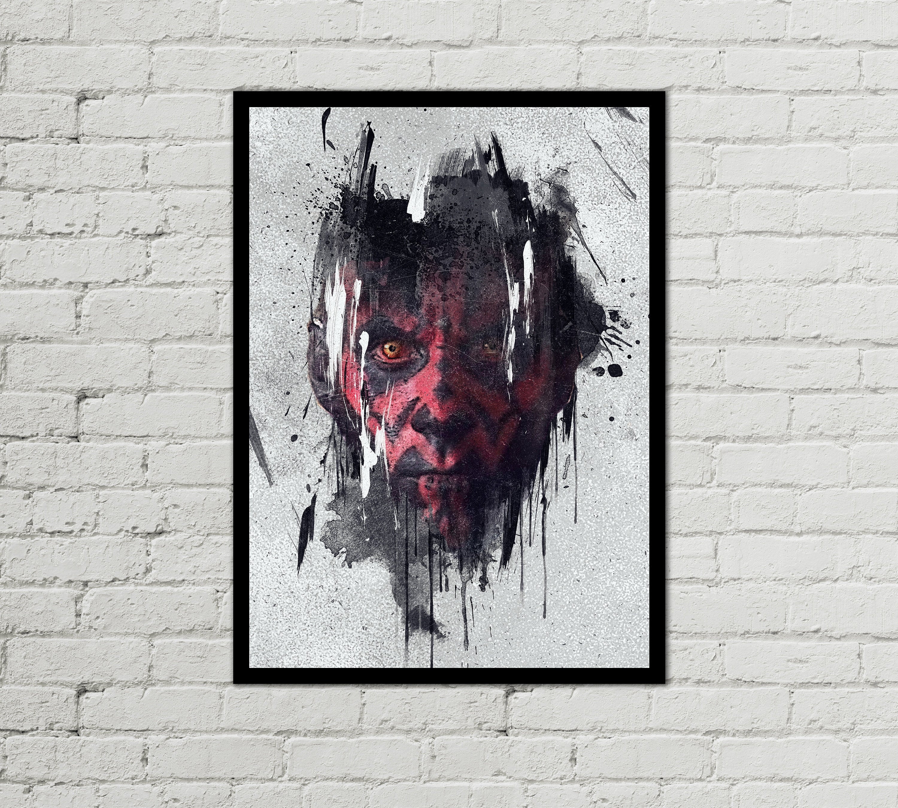 POSTER DARTH MAUL - Darth Maul Poster - Star Wars Poster - Print ...