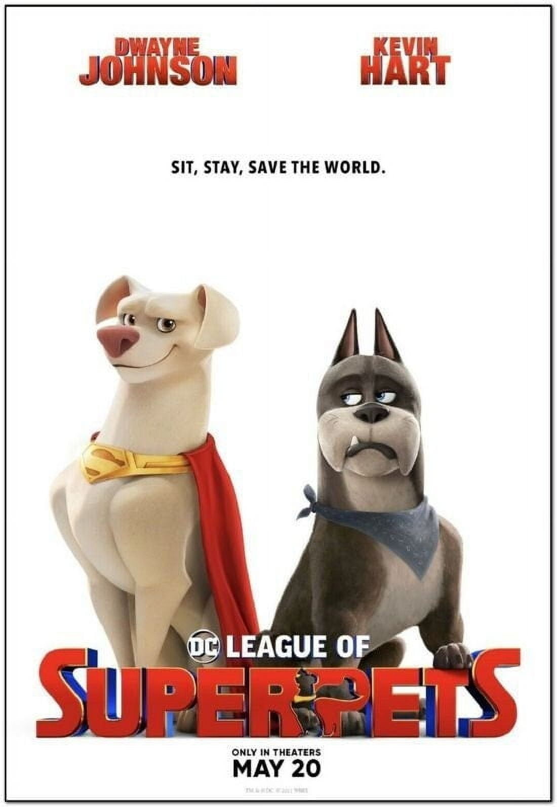 Poster DC League Of Super Pets - 2022 - original Advance Movie Poster ...