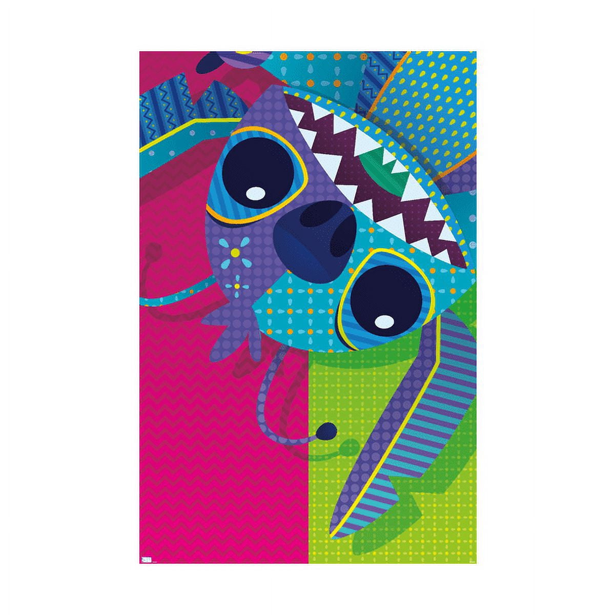 POSTER DISNEY LILO AND STITCH - STITCH PATCHWORK