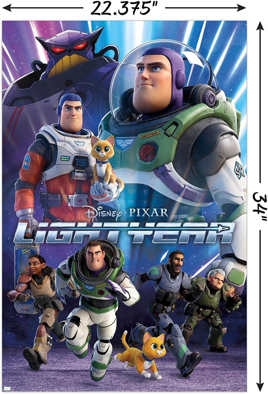POSTER DISNEY PIXAR LIGHTYEAR - GROUP