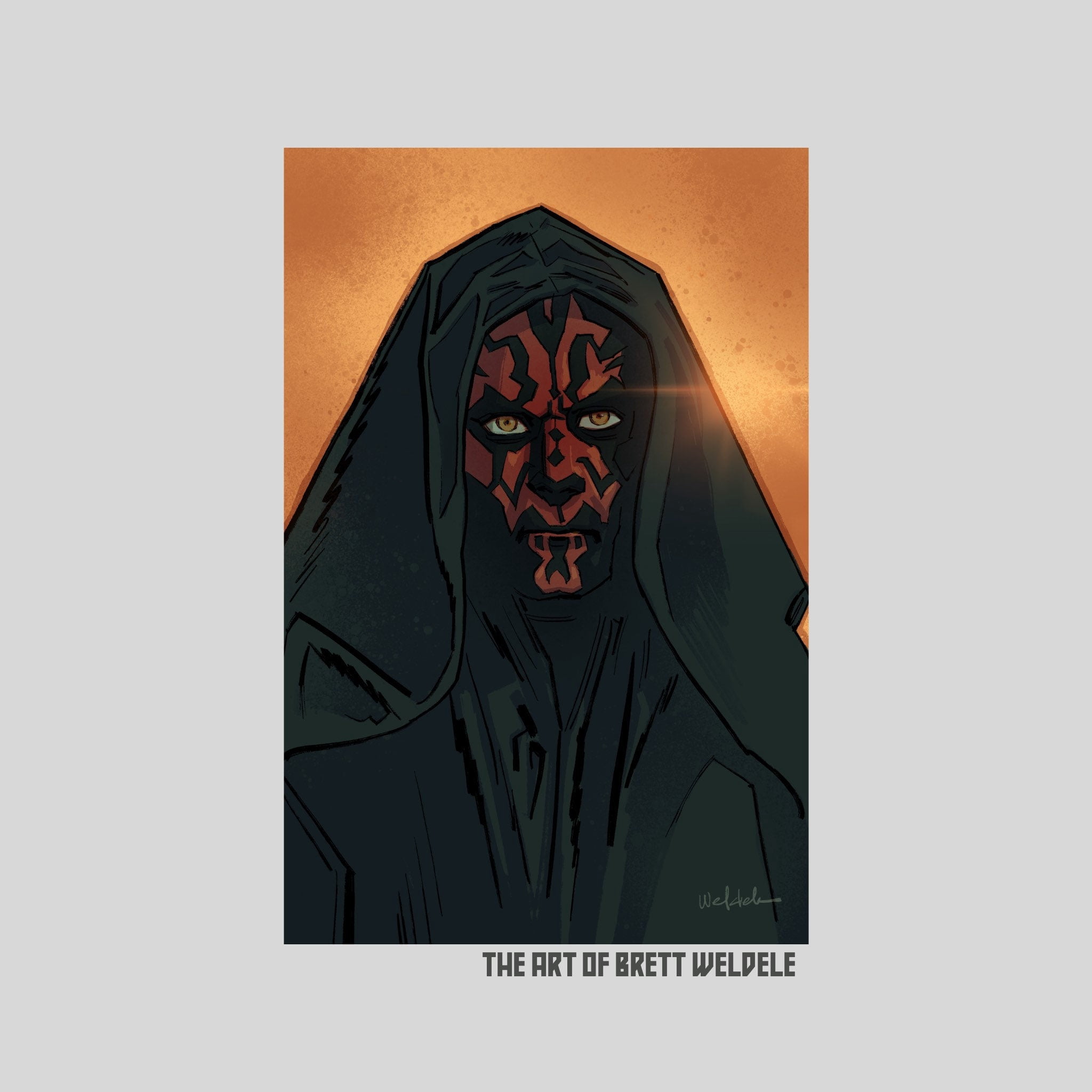 POSTER Darth Maul - art print - movie poster - -UNFRAMED - Walmart.com