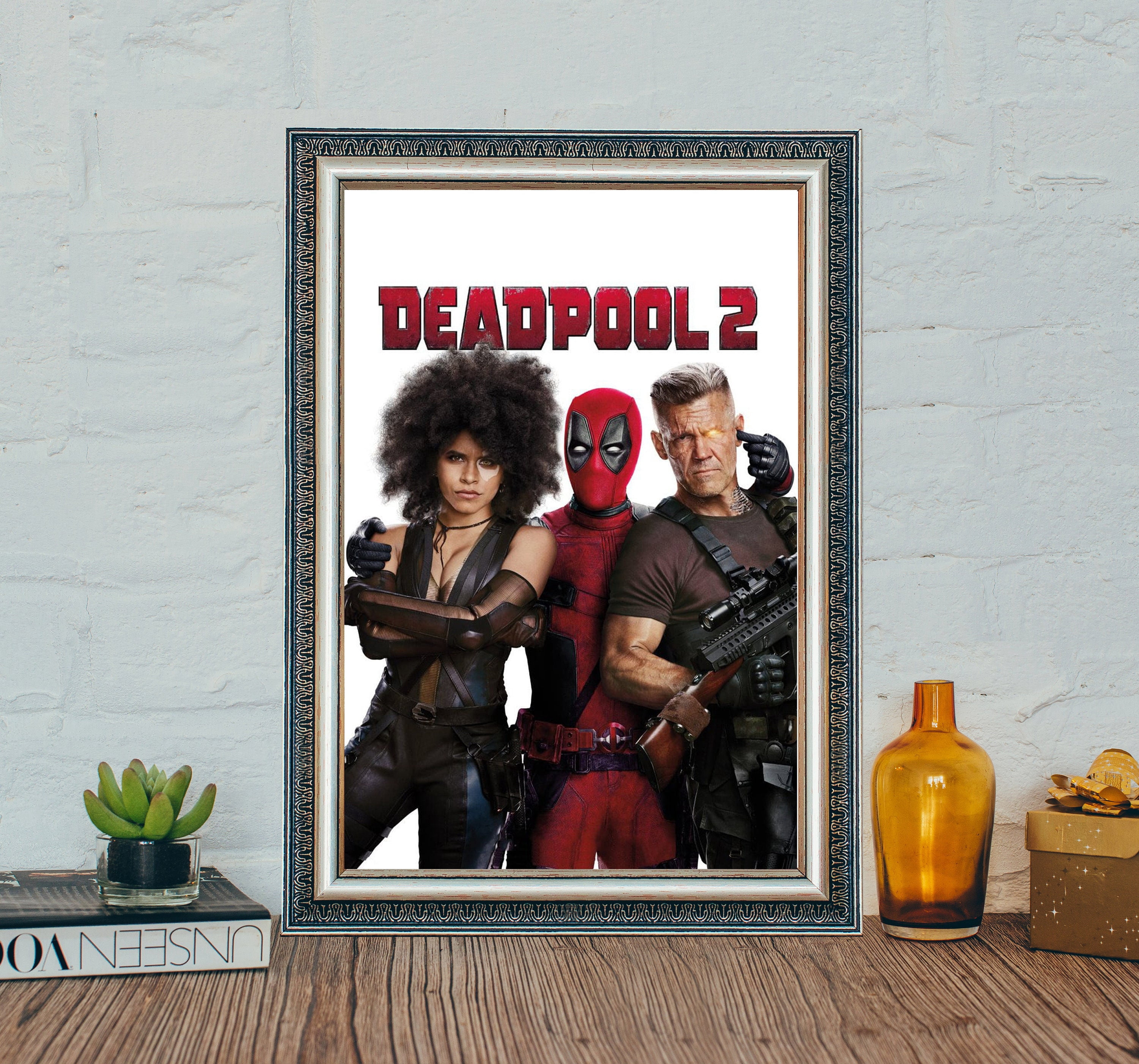 POSTER Deadpool 2 Movie Poster, Marvel Hero Deadpool 2 Cloth Poster ...