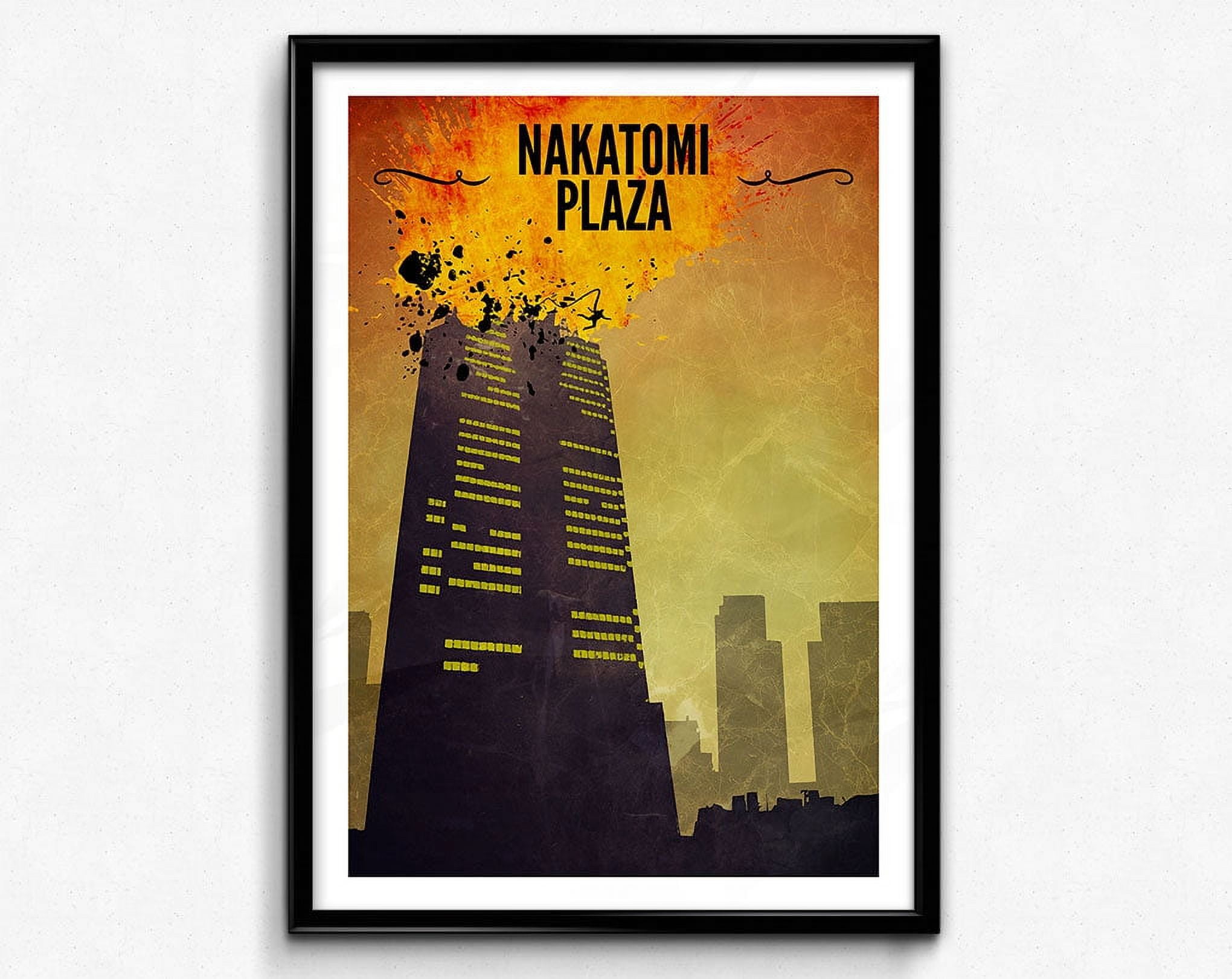 T-shirt Die Hard - Nakatomi Plaza - Bruce Willis John McClane - Taille L En Coton - Neuf