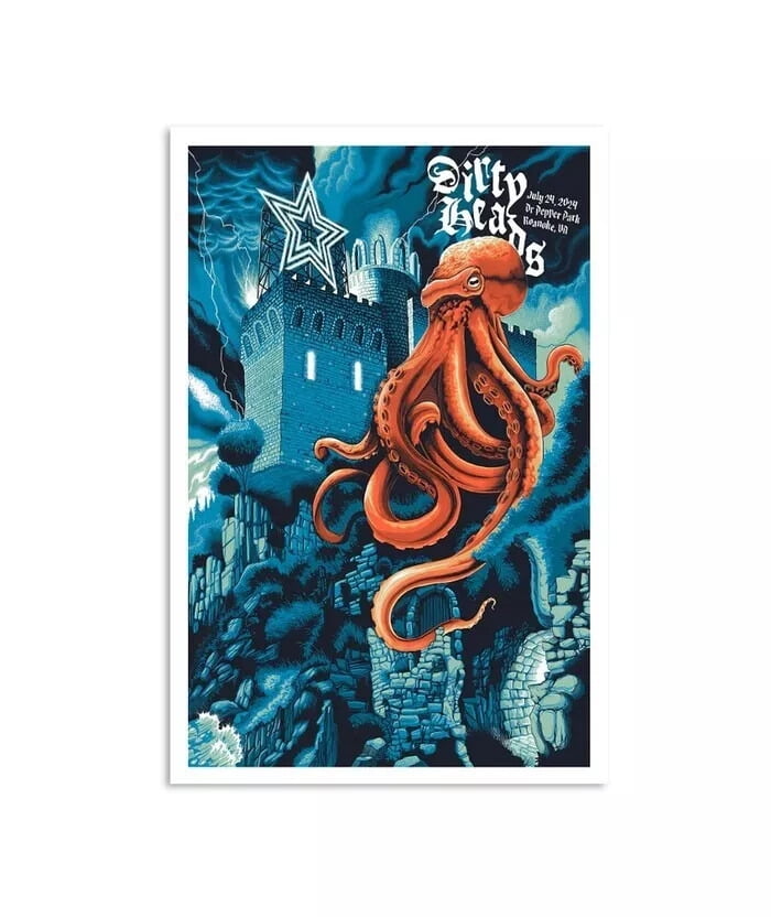 POSTER Dirty Heads July 24 2024 Dr Pepper Park At The Bridges In