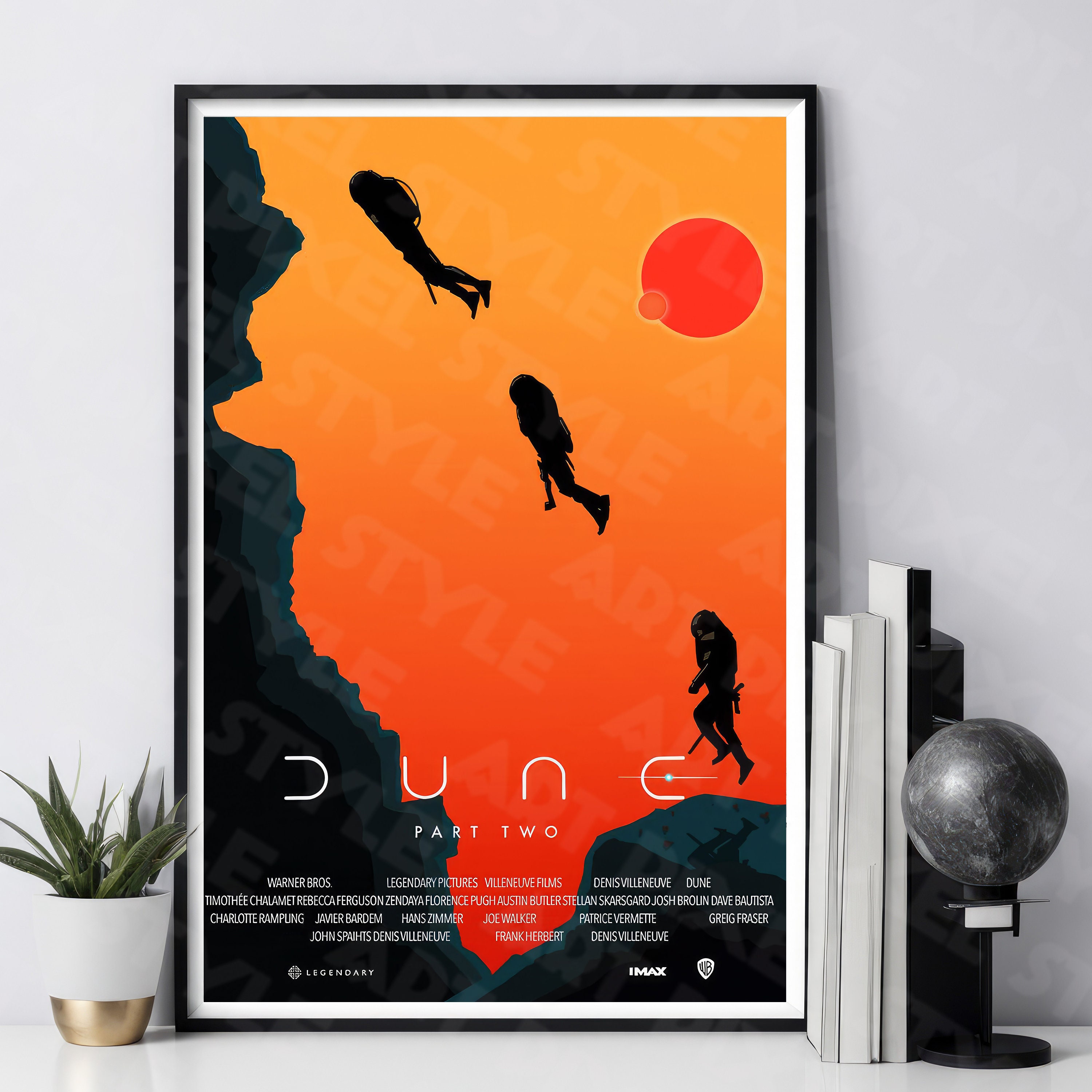 POSTER Dune Part Two (2024) Poster Quality Wall Art 2024 DUNE PART