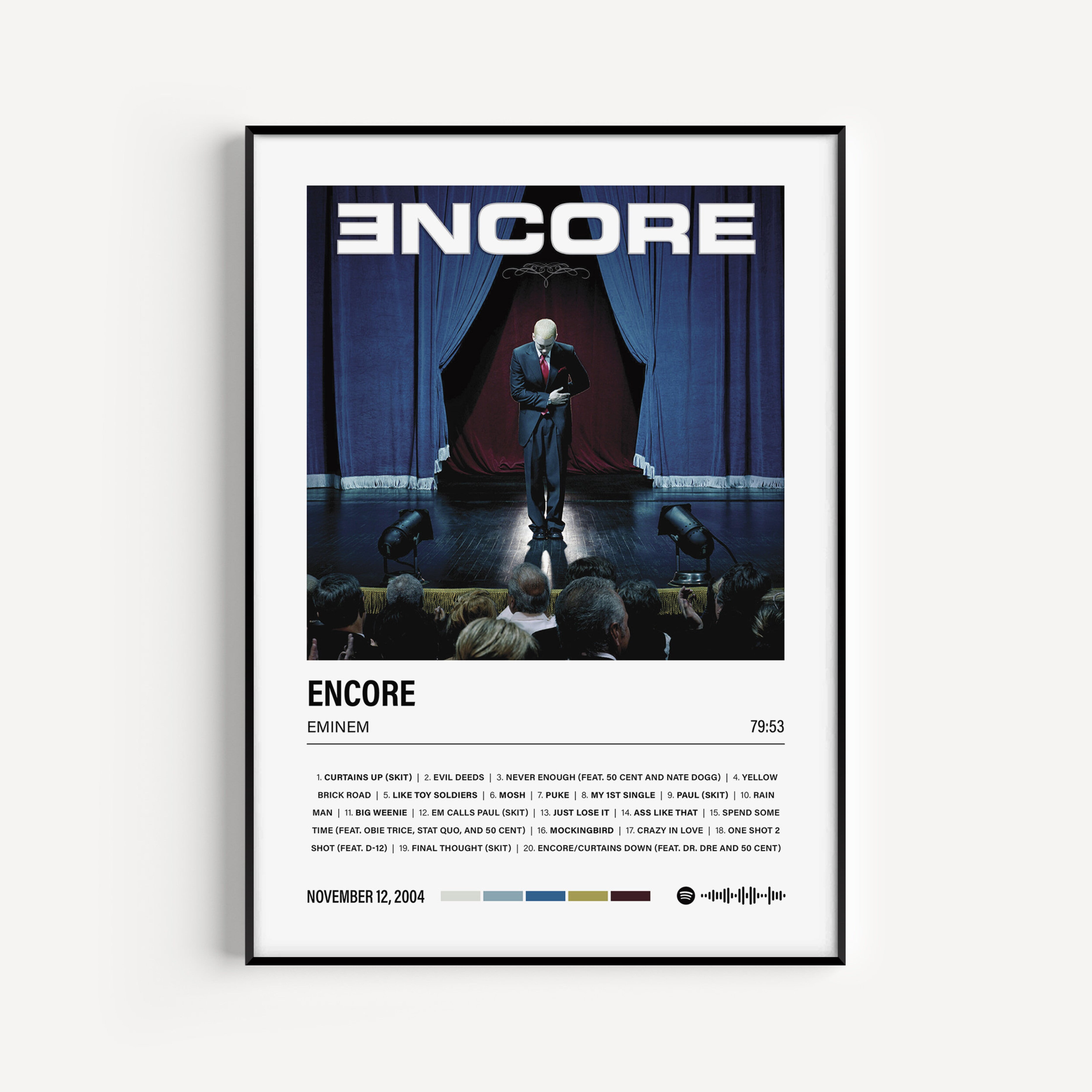 POSTER Eminem | Encore | Encore Tracklist | Eminem Album | Album Cover ...