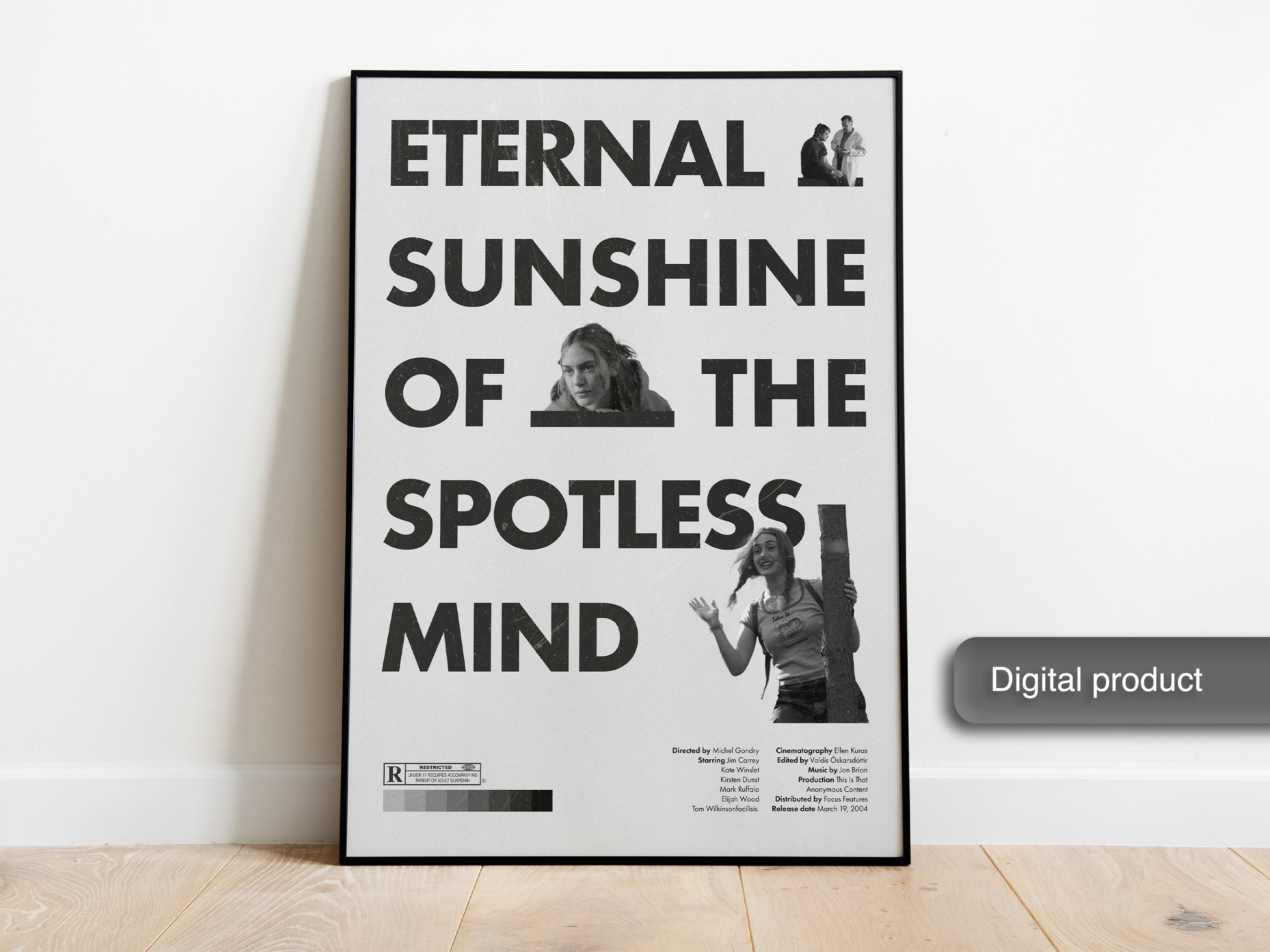 POSTER Eternal Sunshine of the Spotless Mind Minimalist Film Poster