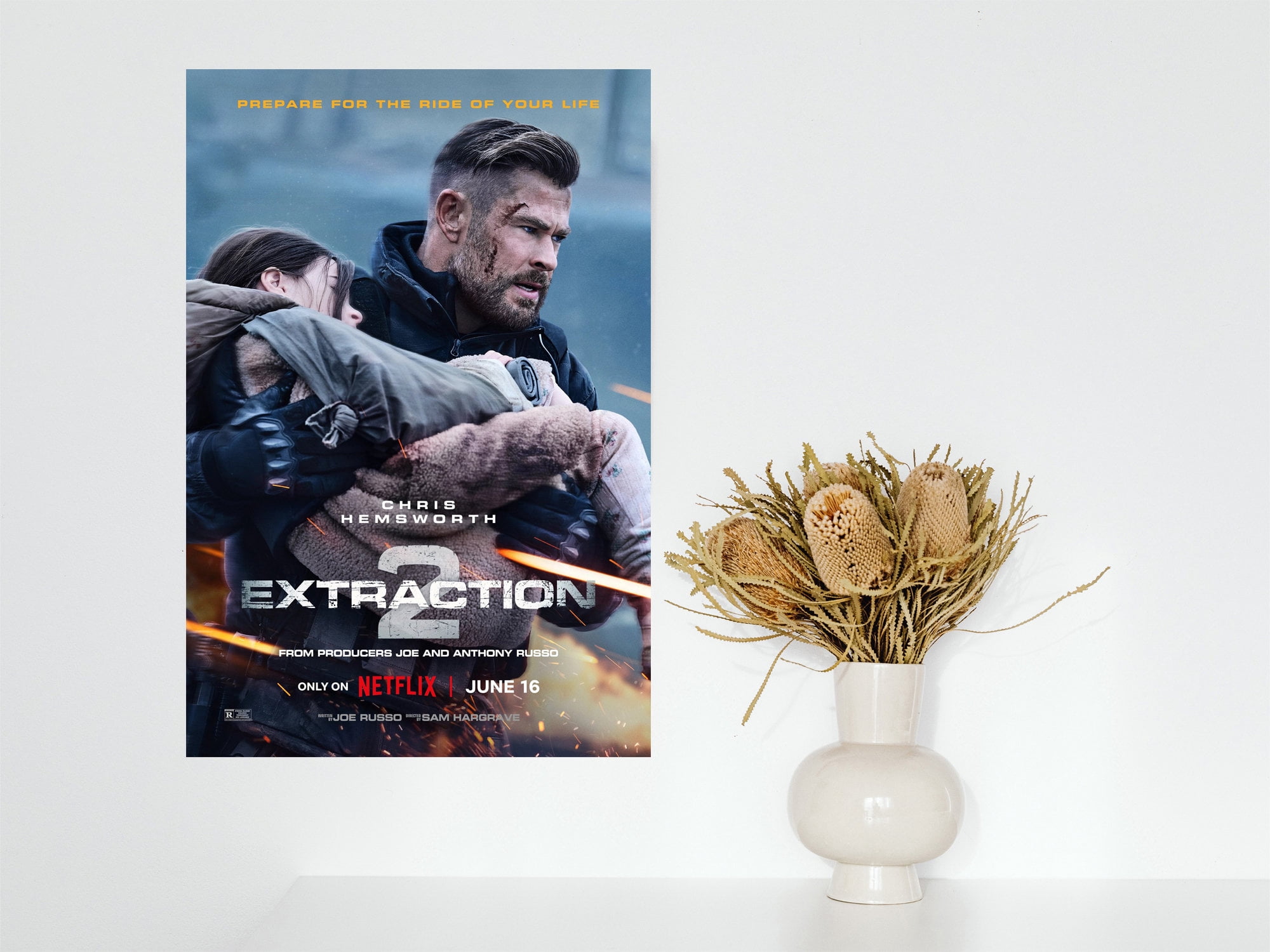 POSTER Extraction 2 Movie Poster 2023 Movie / Poster Gift / Bedroom ...