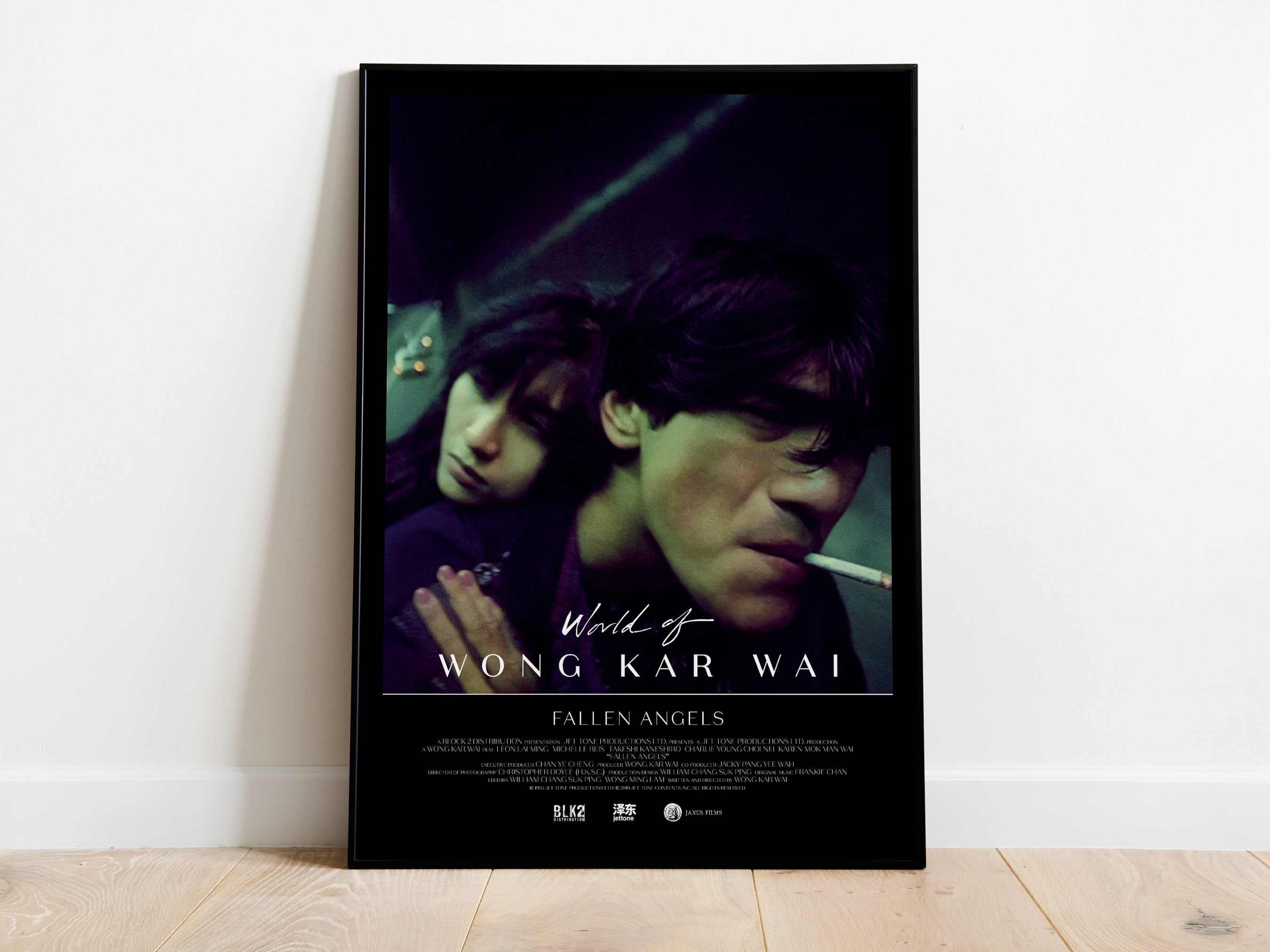 POSTER Fallen Angels, Wong Kar-wai, Leslie Cheung, 1995 - HQ Retro