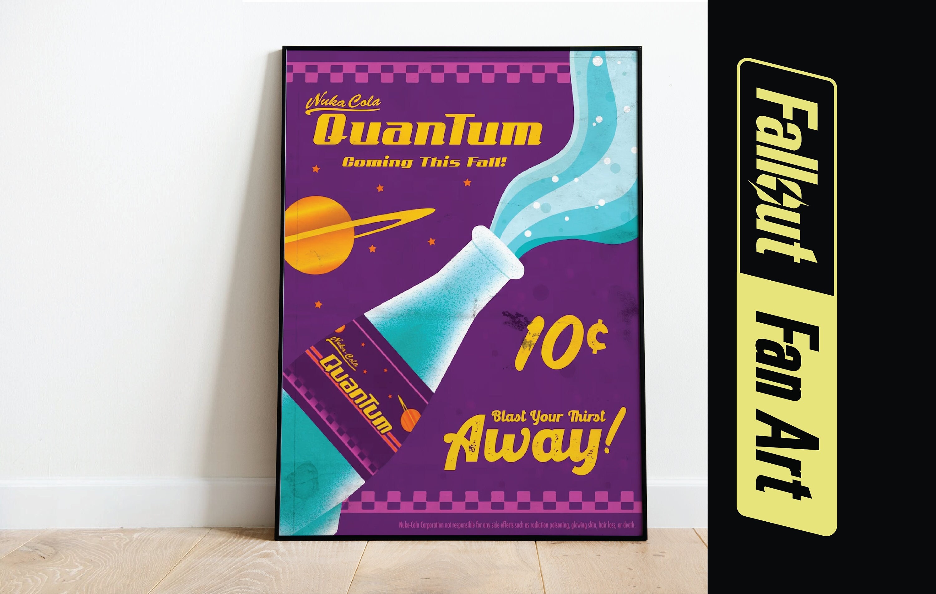 POSTER Fallout Poster Nuka Cola Quantum Inspired Fallout New Vegas