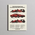 POSTER Ferrari Vintage poster, ferrari advertisement vintage, ferrari