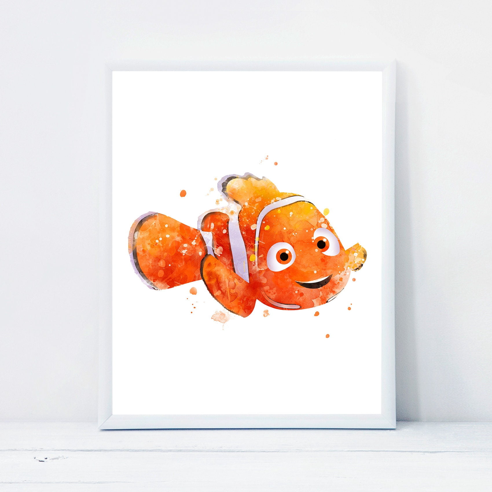 POSTER Finding Nemo Print Watercolor Printable Finding Nemo Poster ...