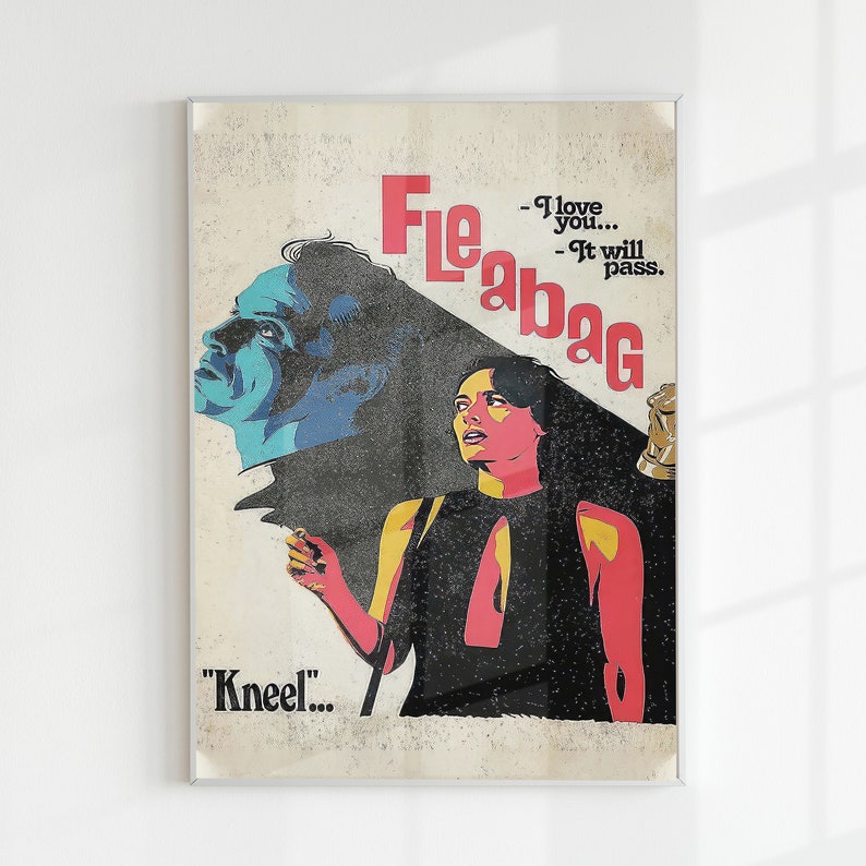 POSTER Fleabag Phoebe WallerBridge Vintage 1950s 60s B Movie Style