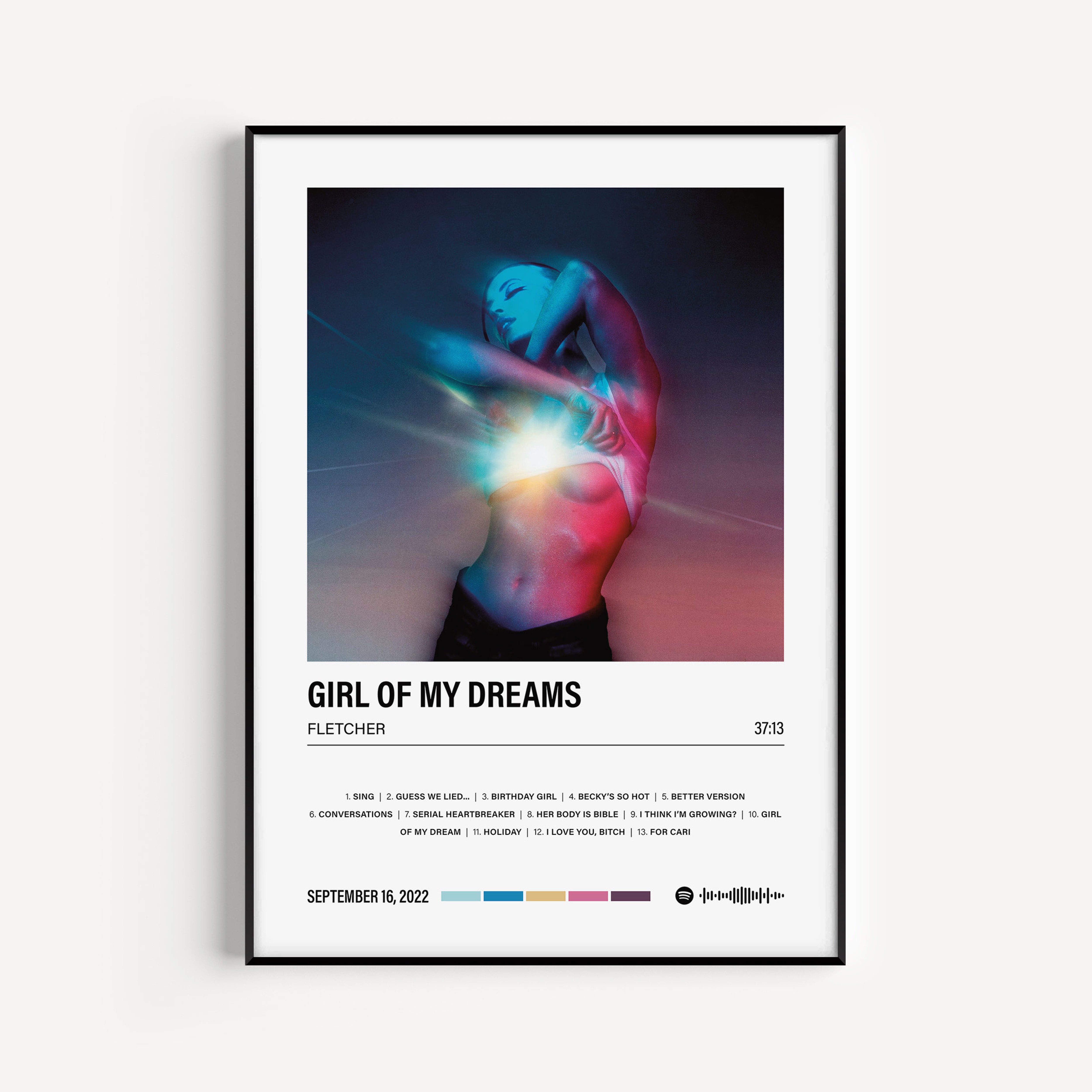 POSTER Fletcher Girl Of My Dreams Girl Of My Dreams Tracklist