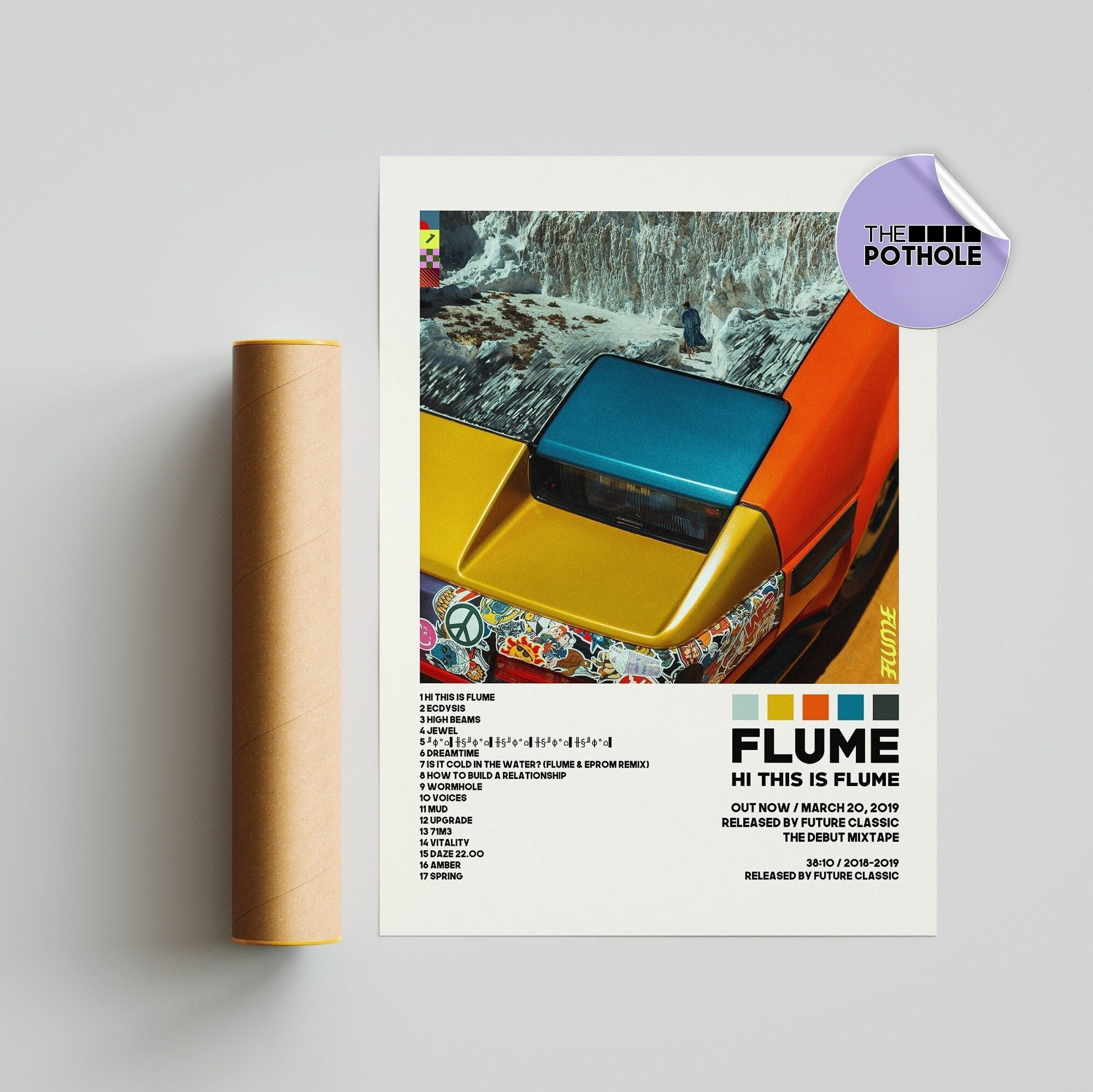 POSTER Flume Posters / Hi This Is Flume Poster / Album Cover Poster ...