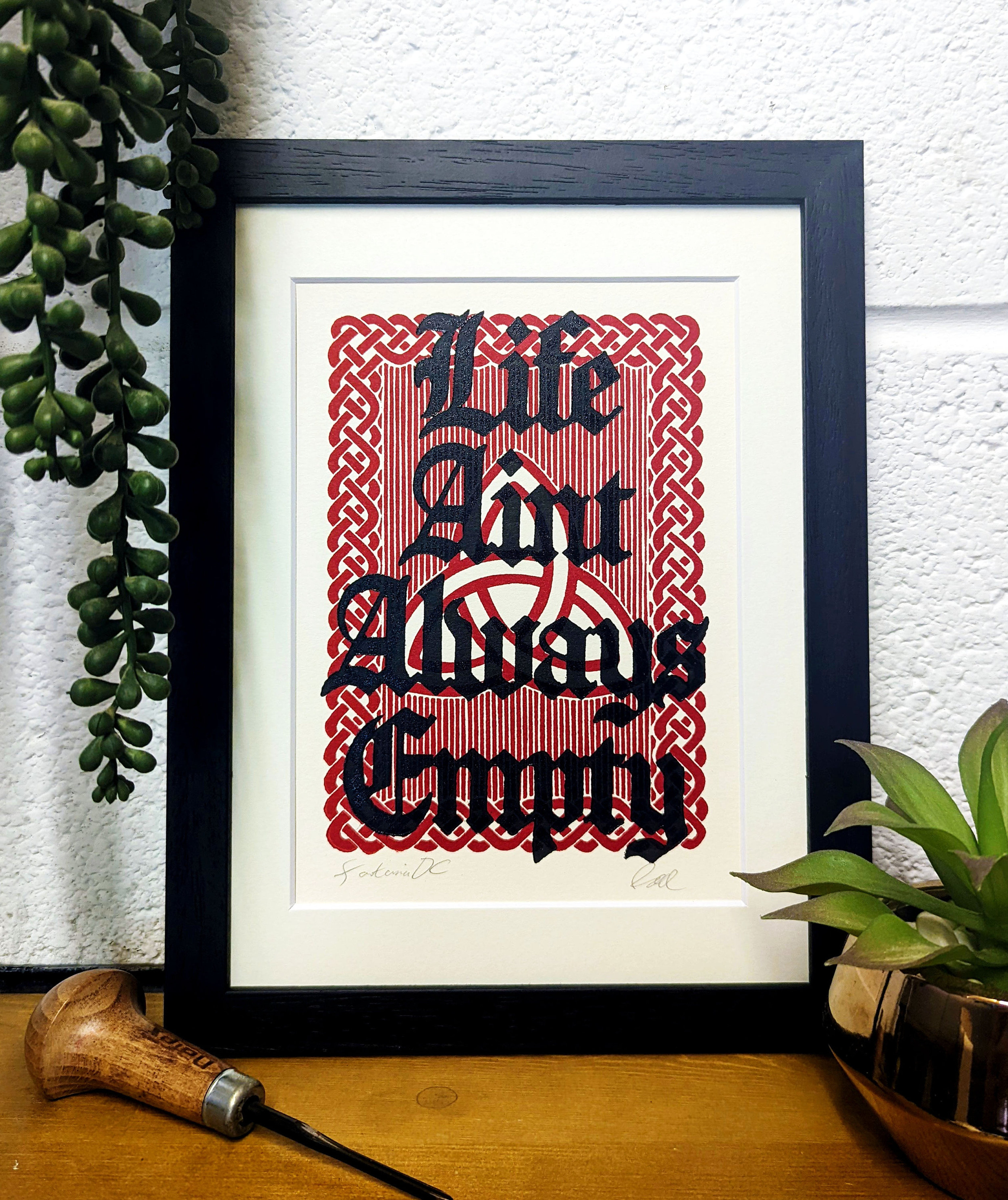 POSTER Fontaines DC Original Lino PrintUNFRAMED