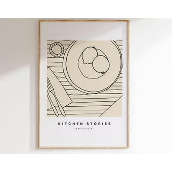 POSTER Food Lemon Poster, Art Print, Kitchen Wall Decoration, Dining Room Mural, Typography, Modern Art, Scandinavian Print, Gift Idea UNFRAMED, 12x18