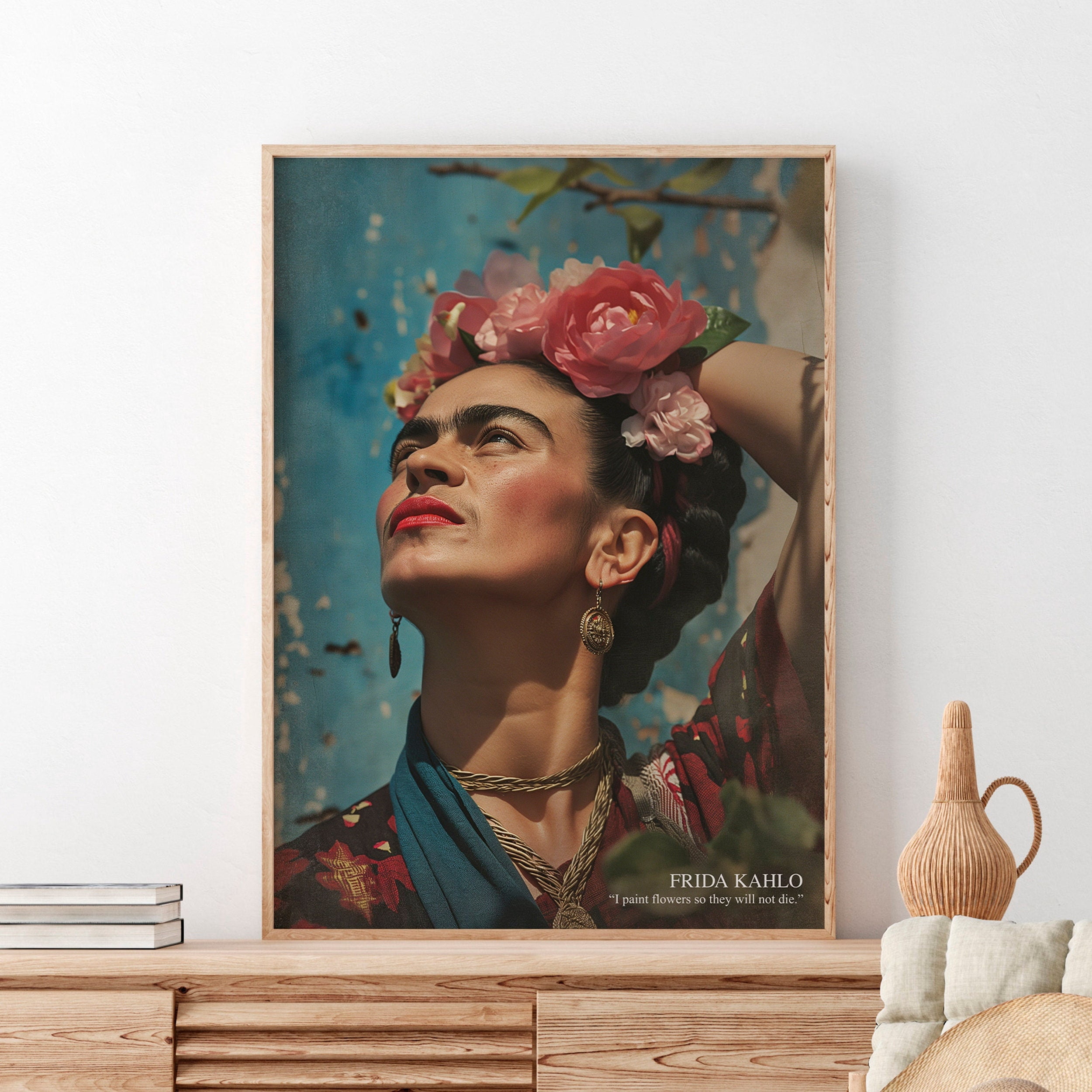 POSTER Frida Kahlo Print, Frida Kahlo Photo, Frida Kahlo, Mexican Art ...