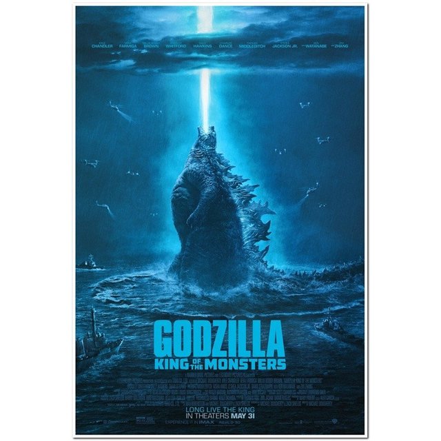 POSTER GODZILLA King Of The Monsters 2019 Original Final Movie