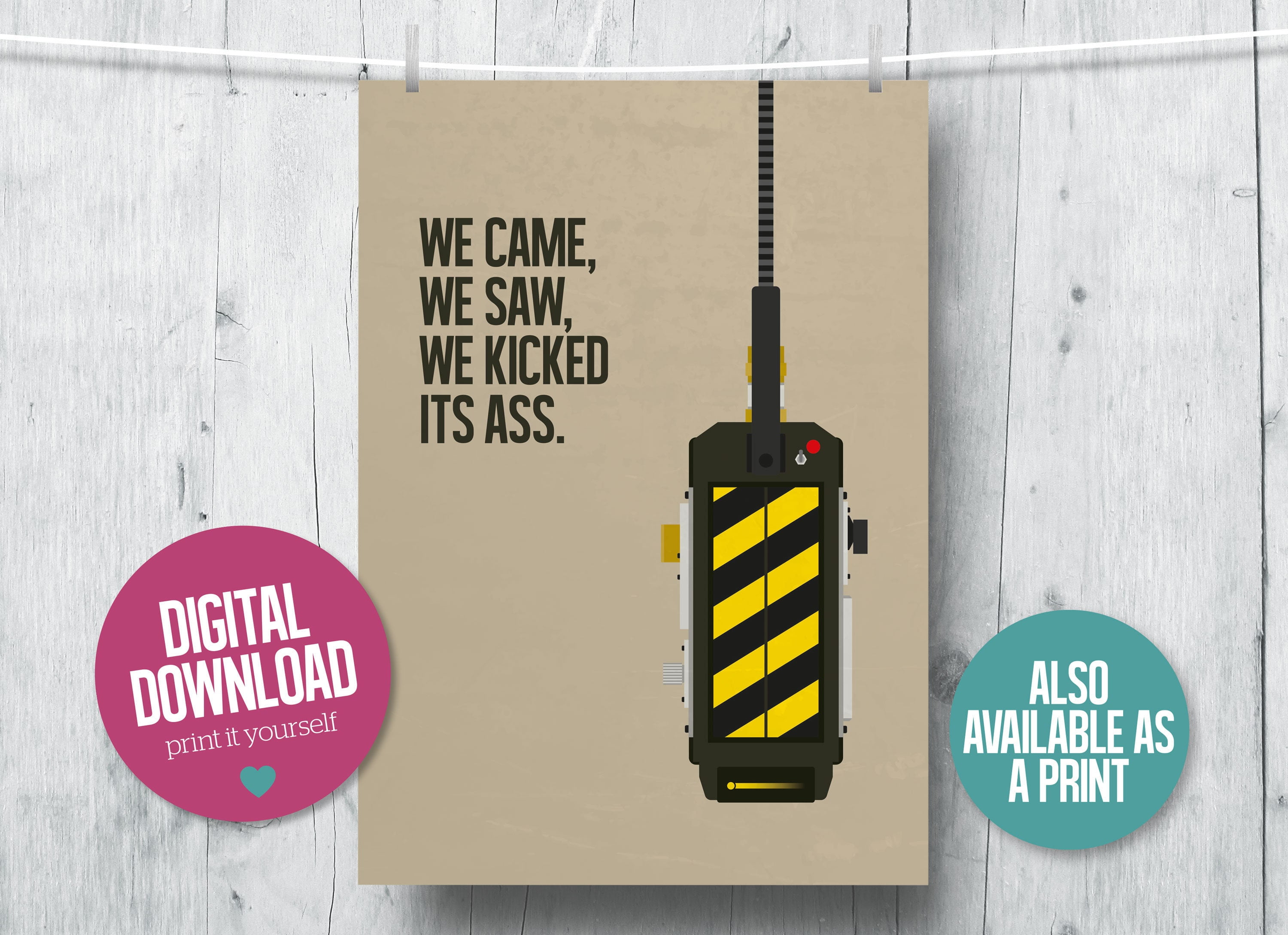 Ghostbusters Trap Printable