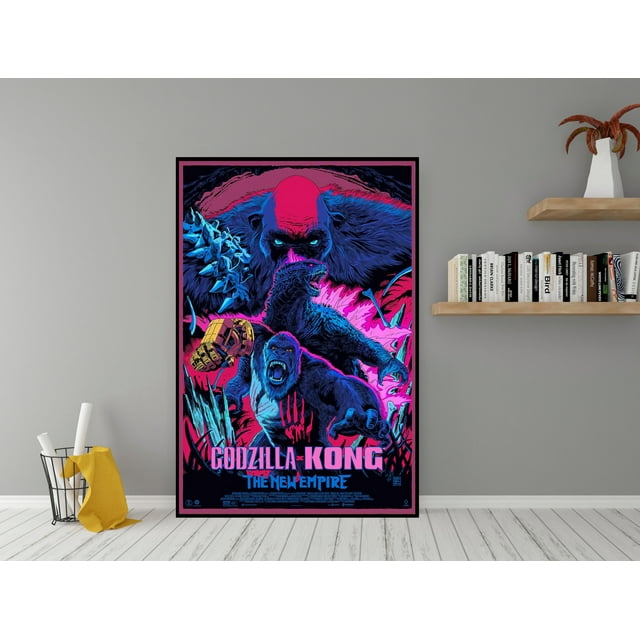 POSTER Godzilla x Kong The New Empire Movie Poster High Quality Wall