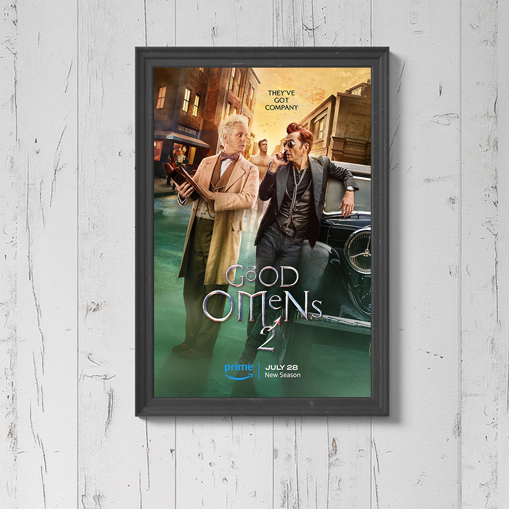 POSTER Good Omens Season 2 Poster, Good Omens Movie Posters, Wall Art