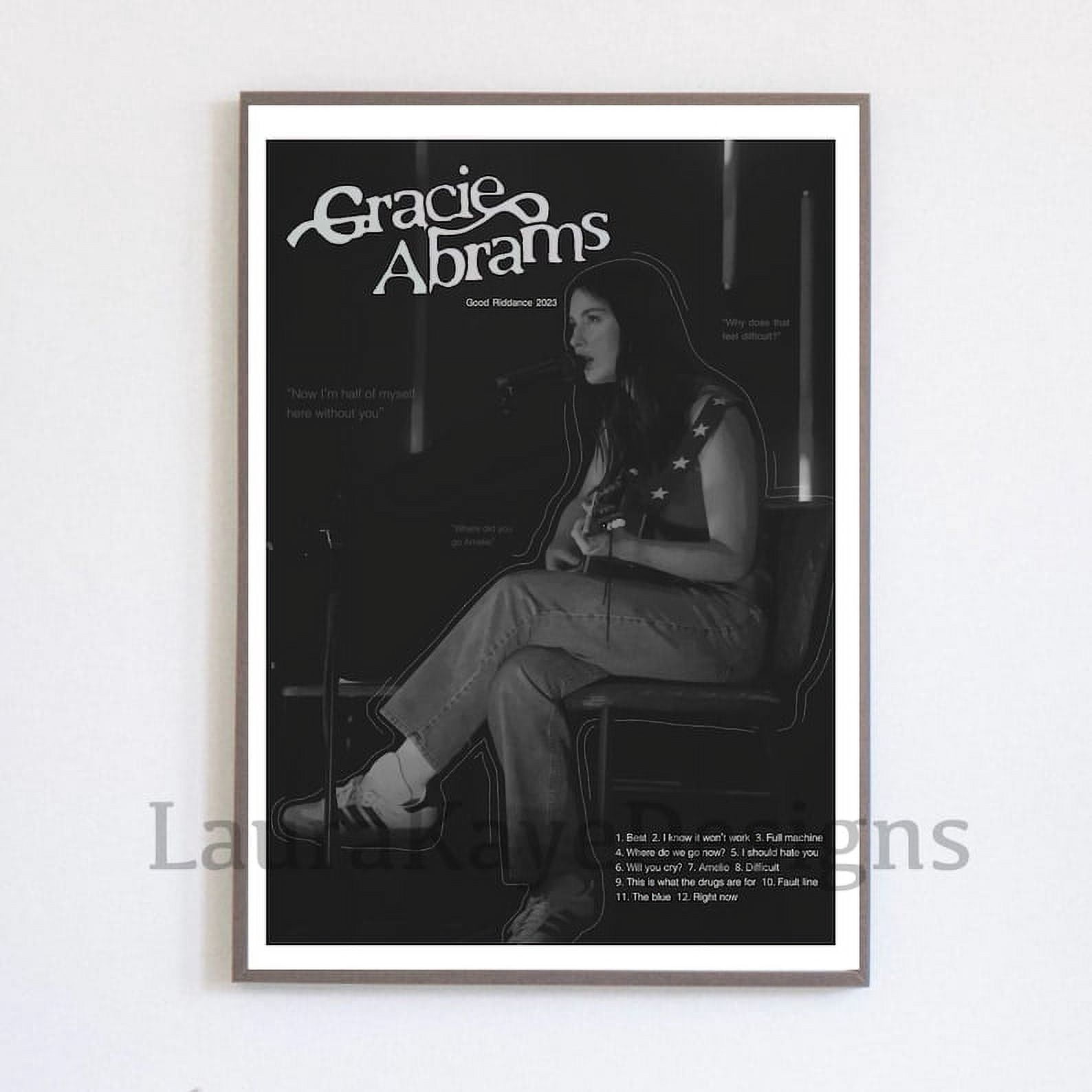 POSTER Gracie Abrams inspired poster, Gracie Good Riddance print — free download