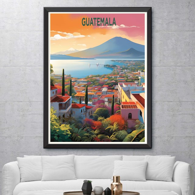 POSTER Guatemala Poster Guatemala Print Guatemala Wall Decor