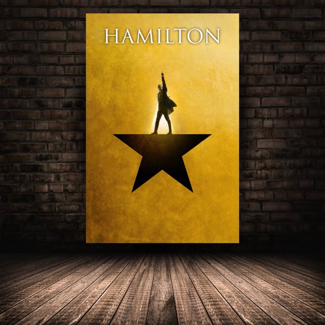 POSTER Hamilton Poster, Lin Manuel Miranda Wall Art, Rolled Poster