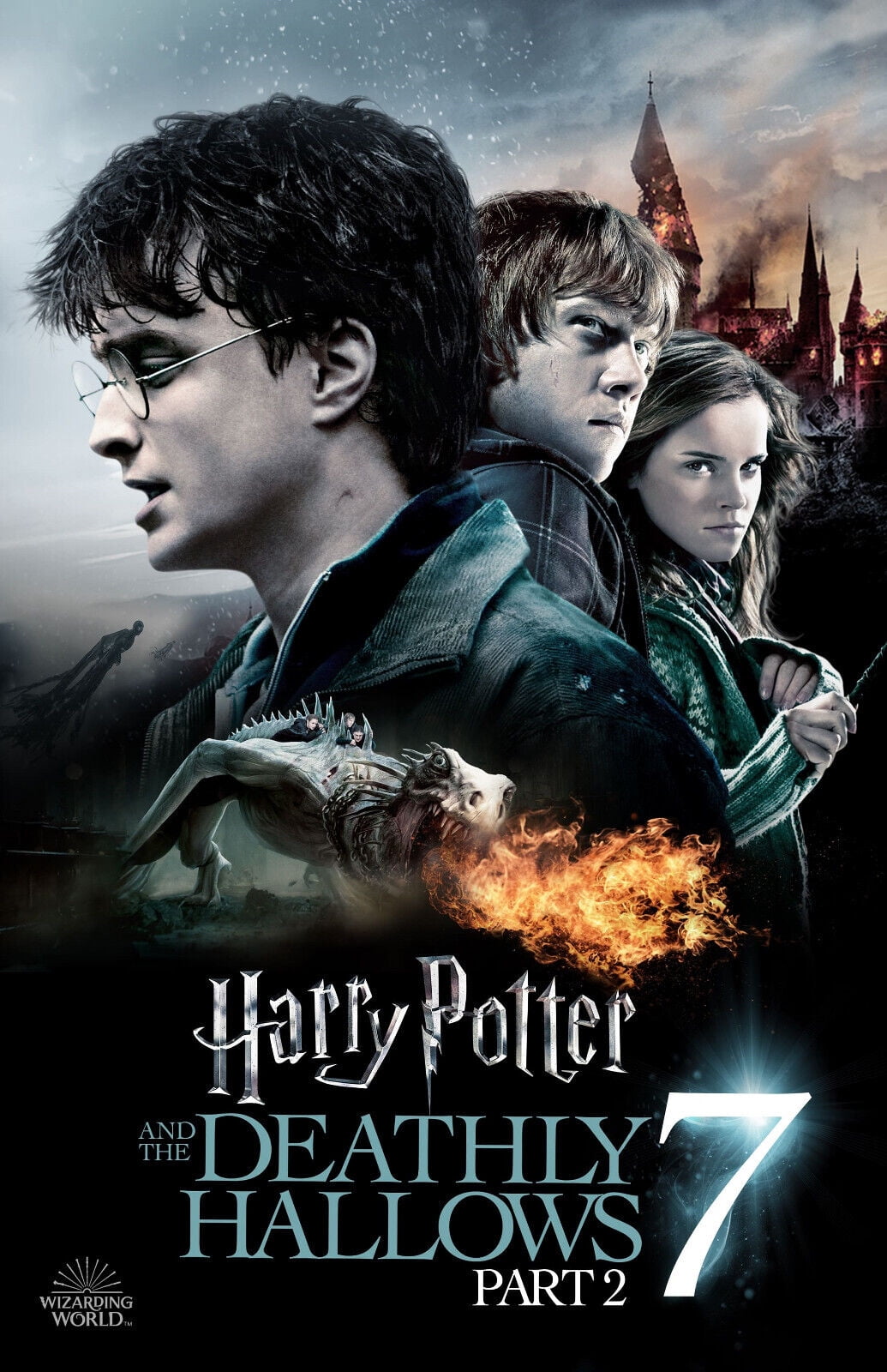 POSTER Harry Potter and the Deathly Hallows Part 2 2011 Full Cast
