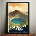 POSTER Horneater Peaks Travel Poster, Brandon Sanderson's Stormlight