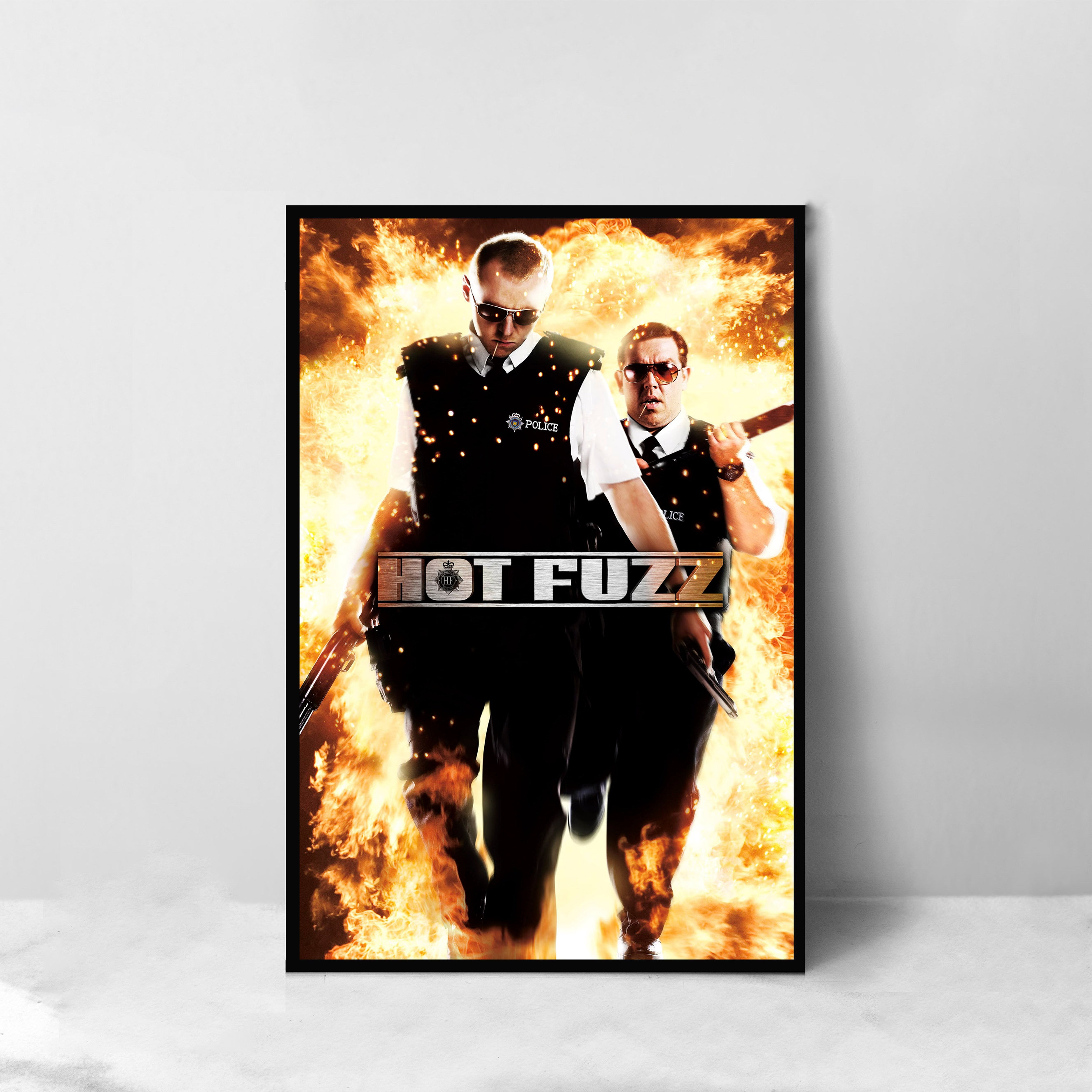 POSTER Hot Fuzz Movie Poster - High Quality Art Print - Room Decoration
