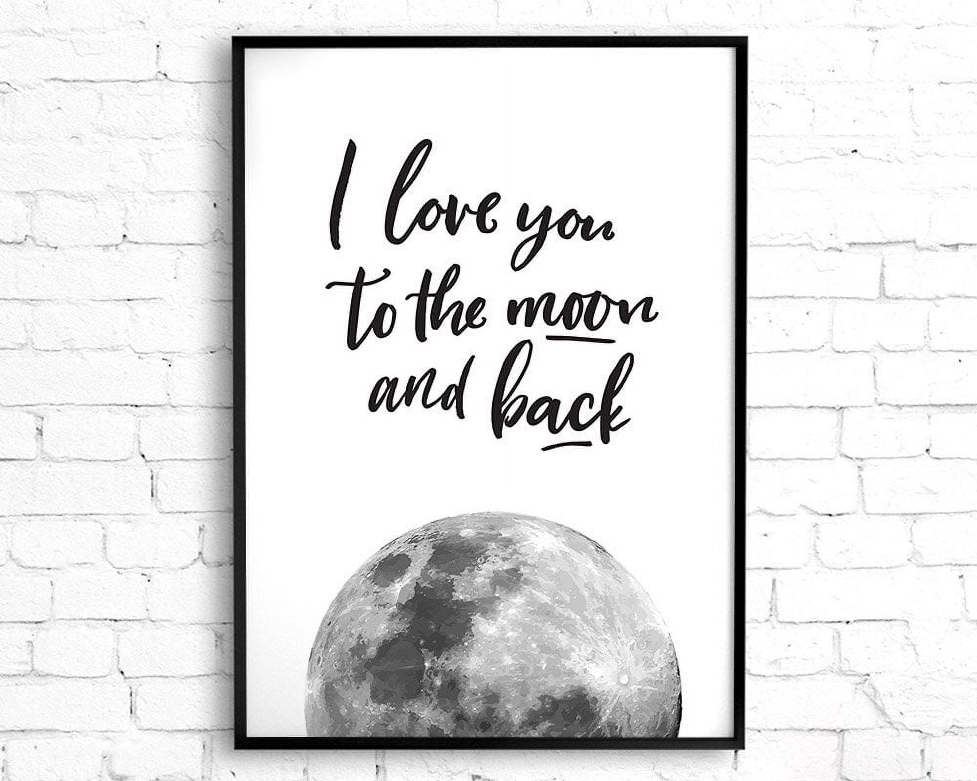 I Love You To The Moon In Back