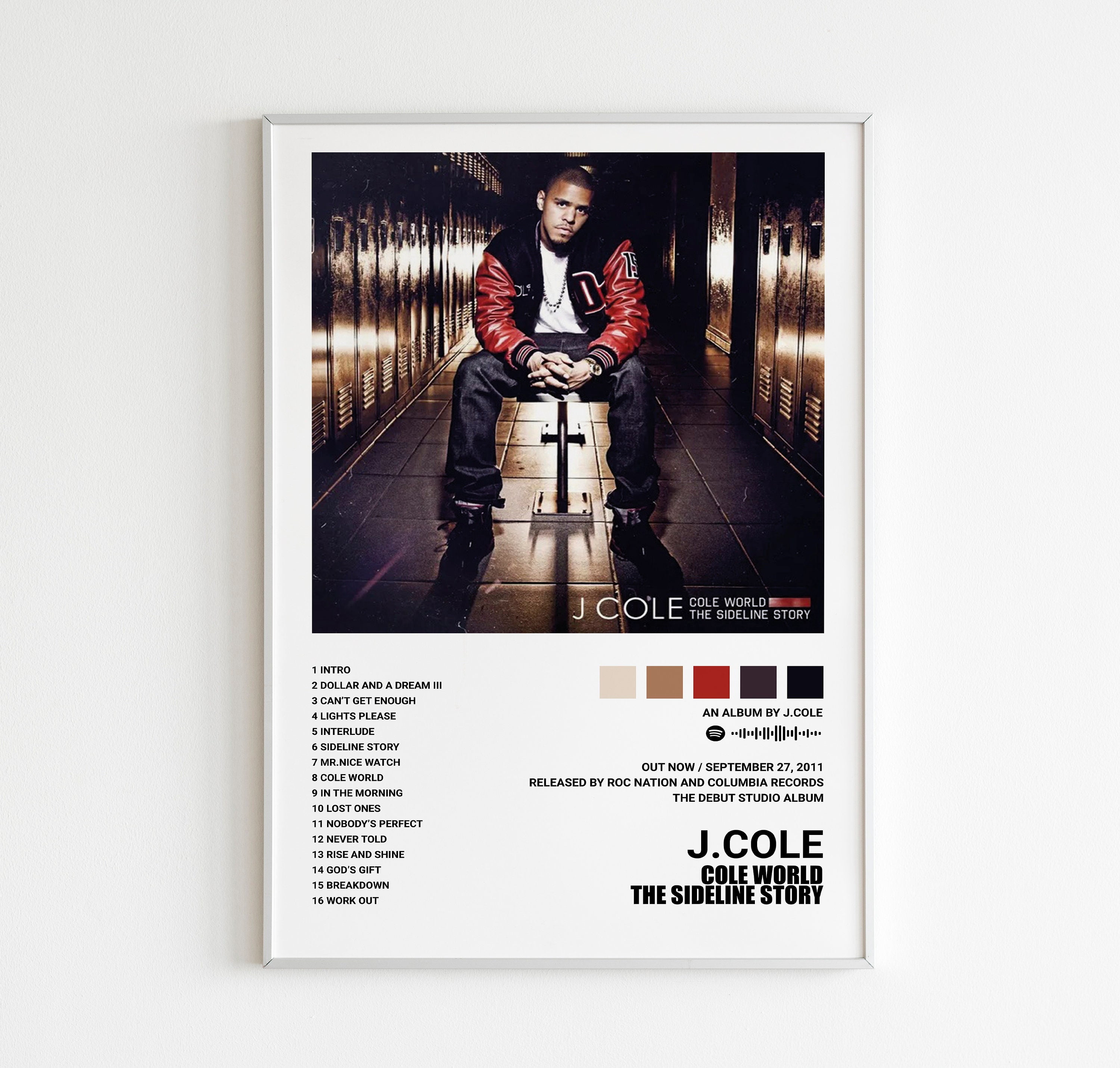 POSTER J Cole Poster, Cole World Album Poster, Album Cover Poster ...