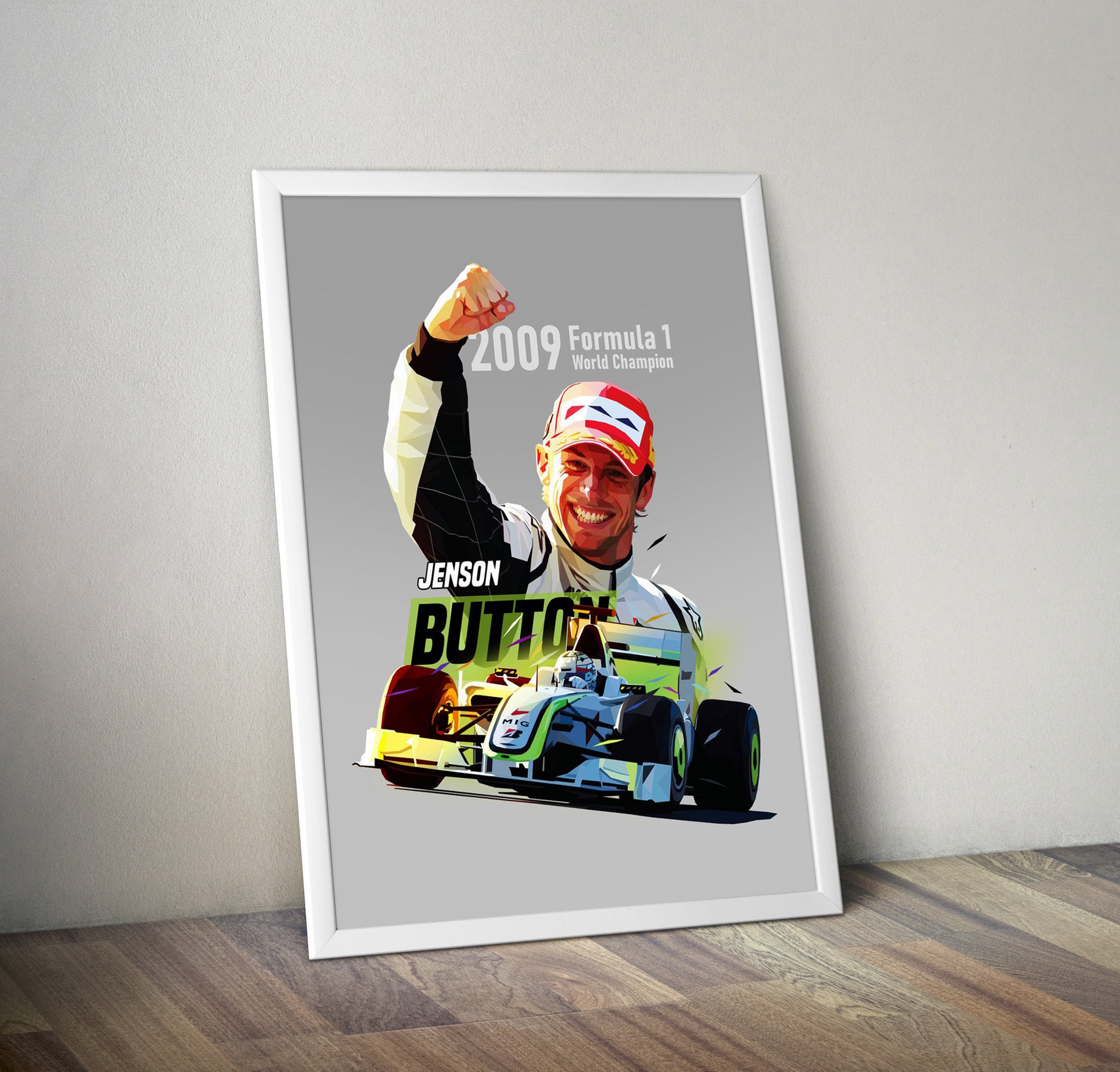 POSTER Jenson Button Poster F1 Poster Monaco F1 Car Poster F1 Car ...