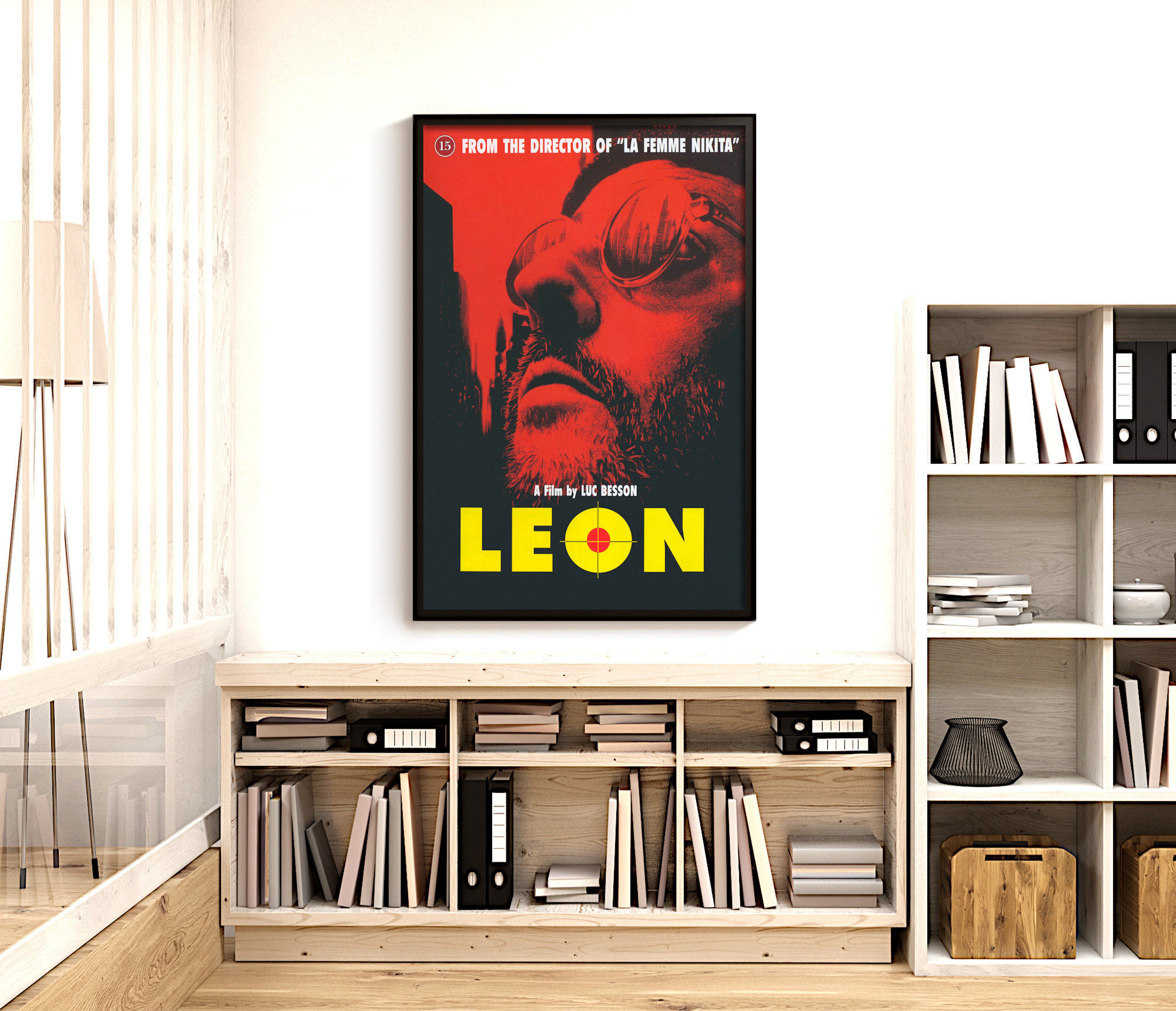 POSTER LÃ©on The Professional, original poster, 1994 action crime