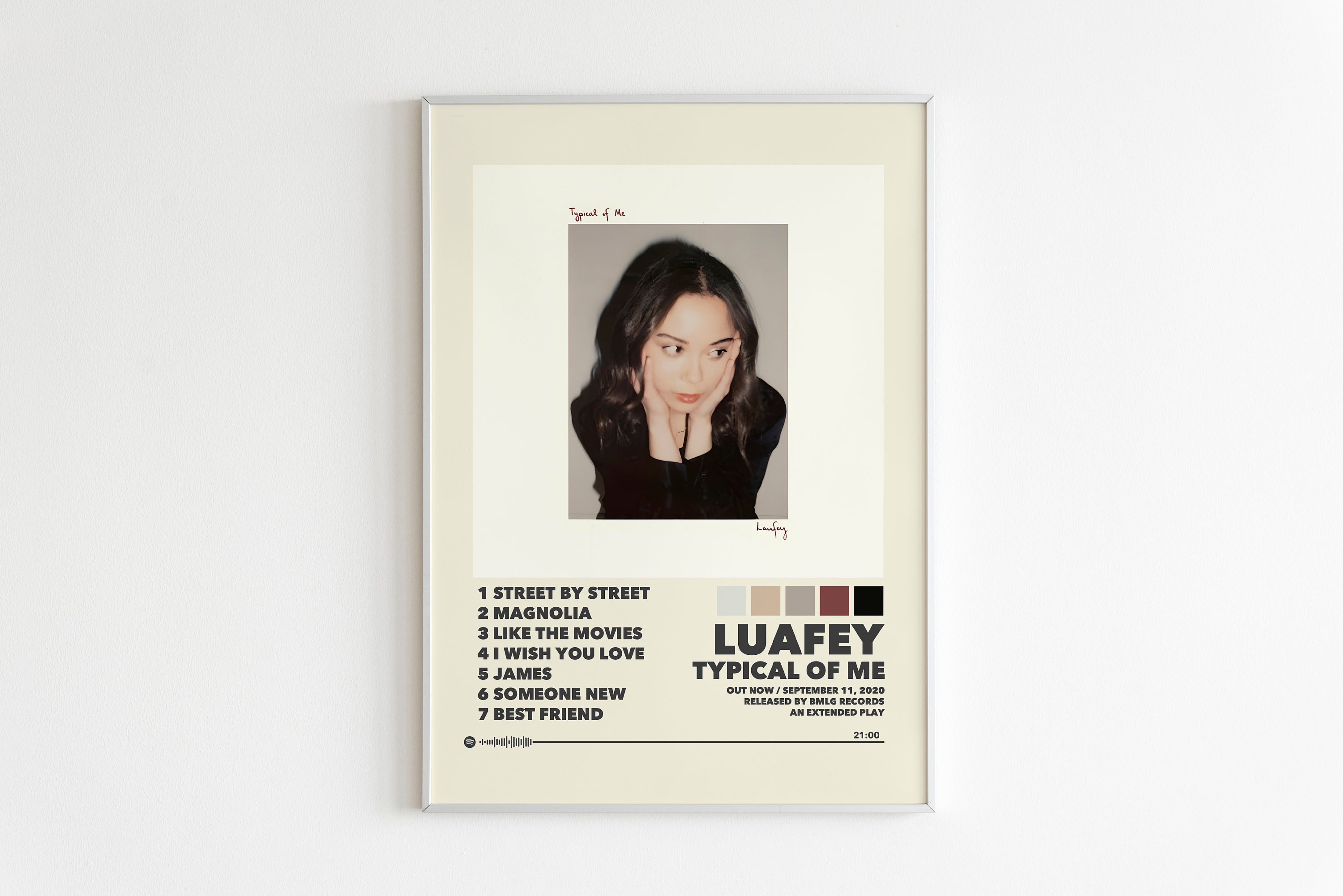 POSTER Laufey Posters / Typical of Me Poster / Laufey / Album Cover