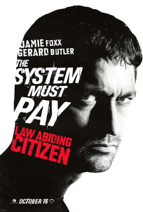 POSTER Law Abiding Citizen Gerard Butler, Jamie Foxx Movie Poster-12x18