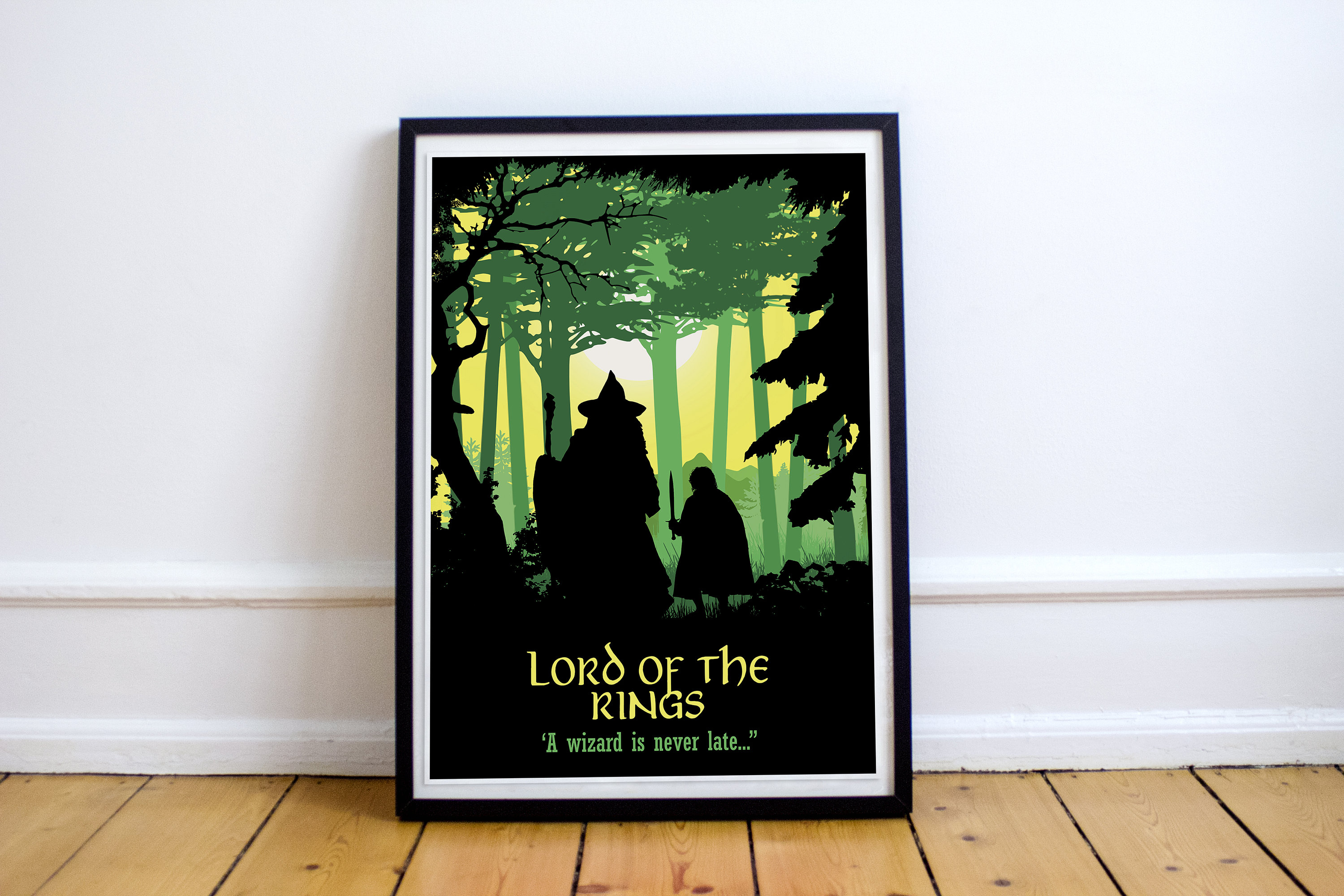 POSTER Lord of the Rings Poster - Full Page, Gandalf Poster, Fantasy