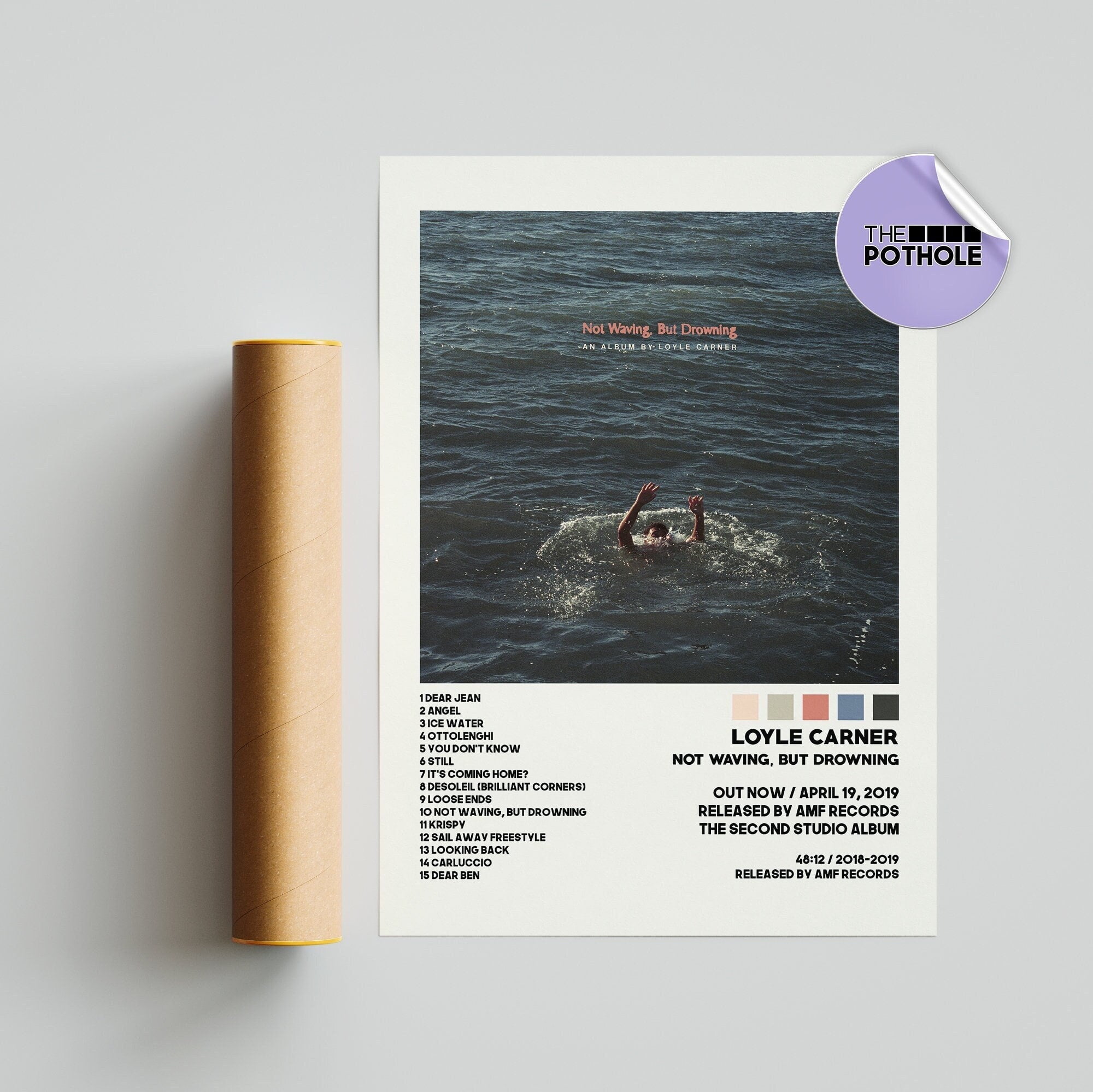 POSTER Loyle Carner Posters Not - POSTER Loyle Carner Posters Not Waving But Drowning Poster Album Cover Poster Poster Print Wall Art Loyle Carner Tracklist Poster UNFRAMED 15d197dc 06de 4241 8afc 5d315a1559ee.5537a672e5ab1fbfac745748f7517049
